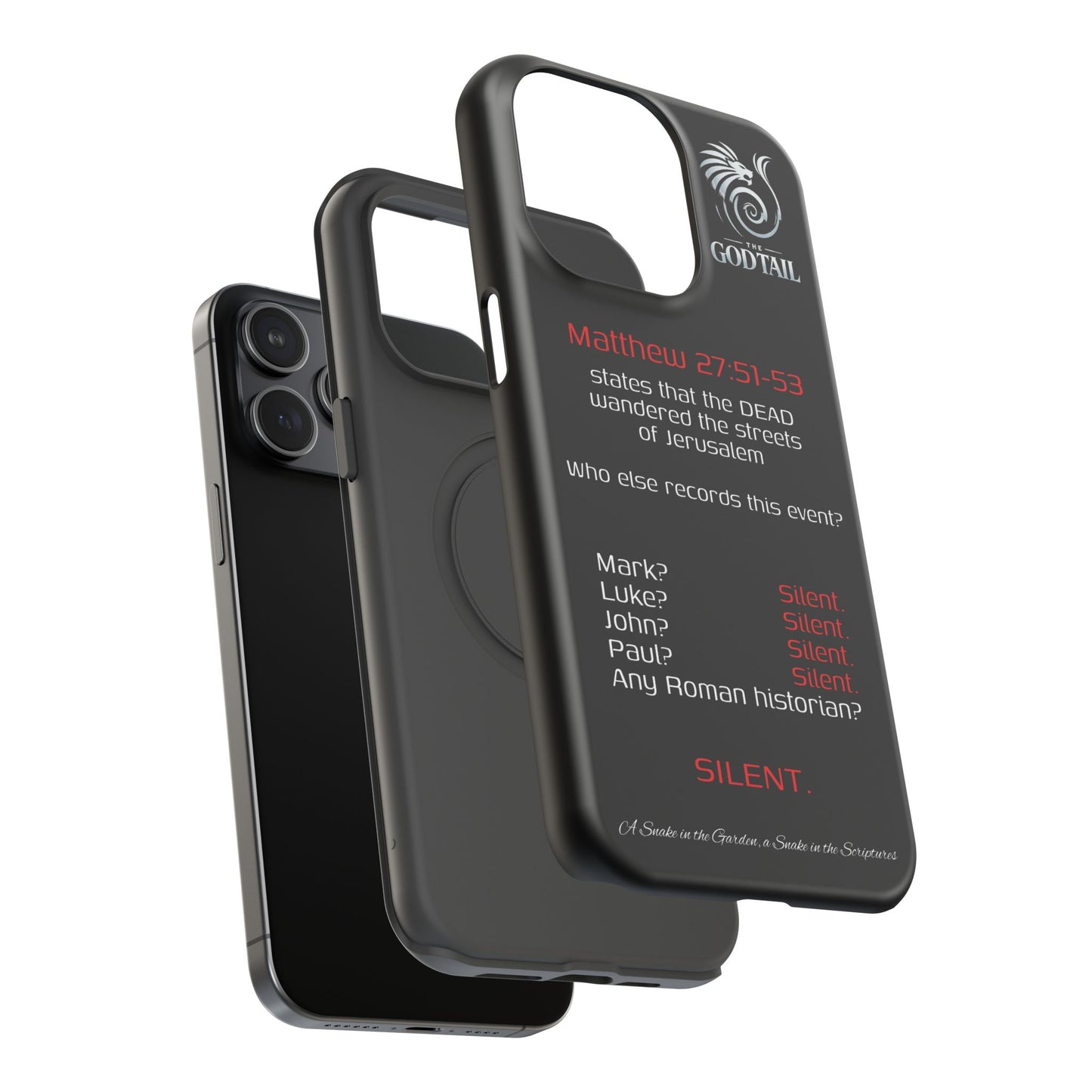 Dead Wandering the Streets Inconsistency - (iPhone & Samsung Galaxy) Religious Phone Case