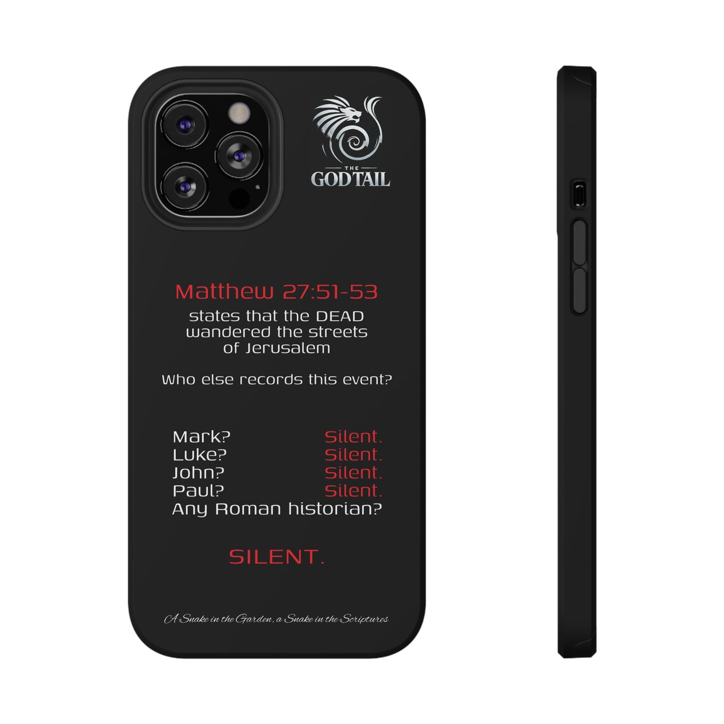 Dead Wandering the Streets Inconsistency - (iPhone & Samsung Galaxy) Religious Phone Case