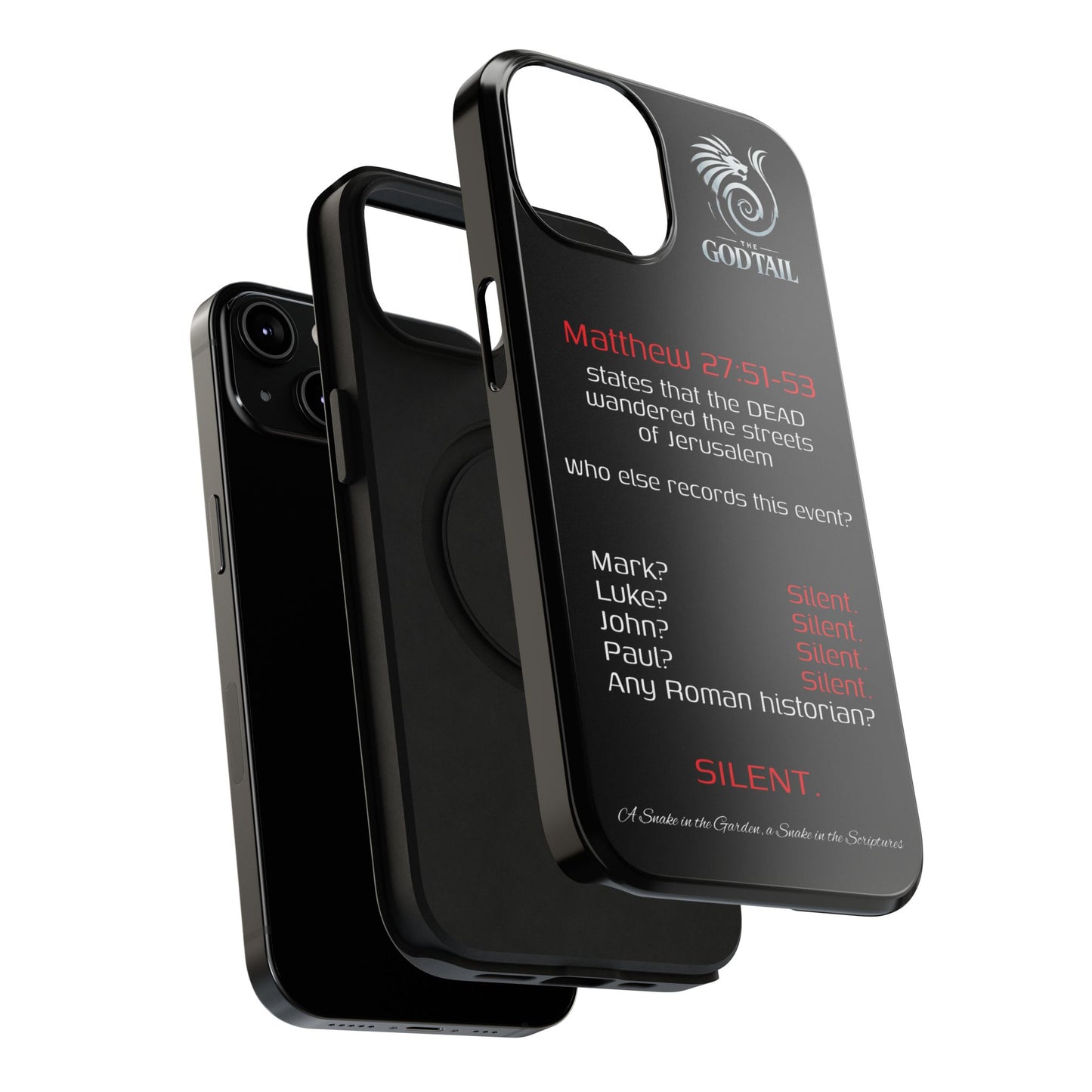Dead Wandering the Streets Inconsistency - (iPhone & Samsung Galaxy) Religious Phone Case