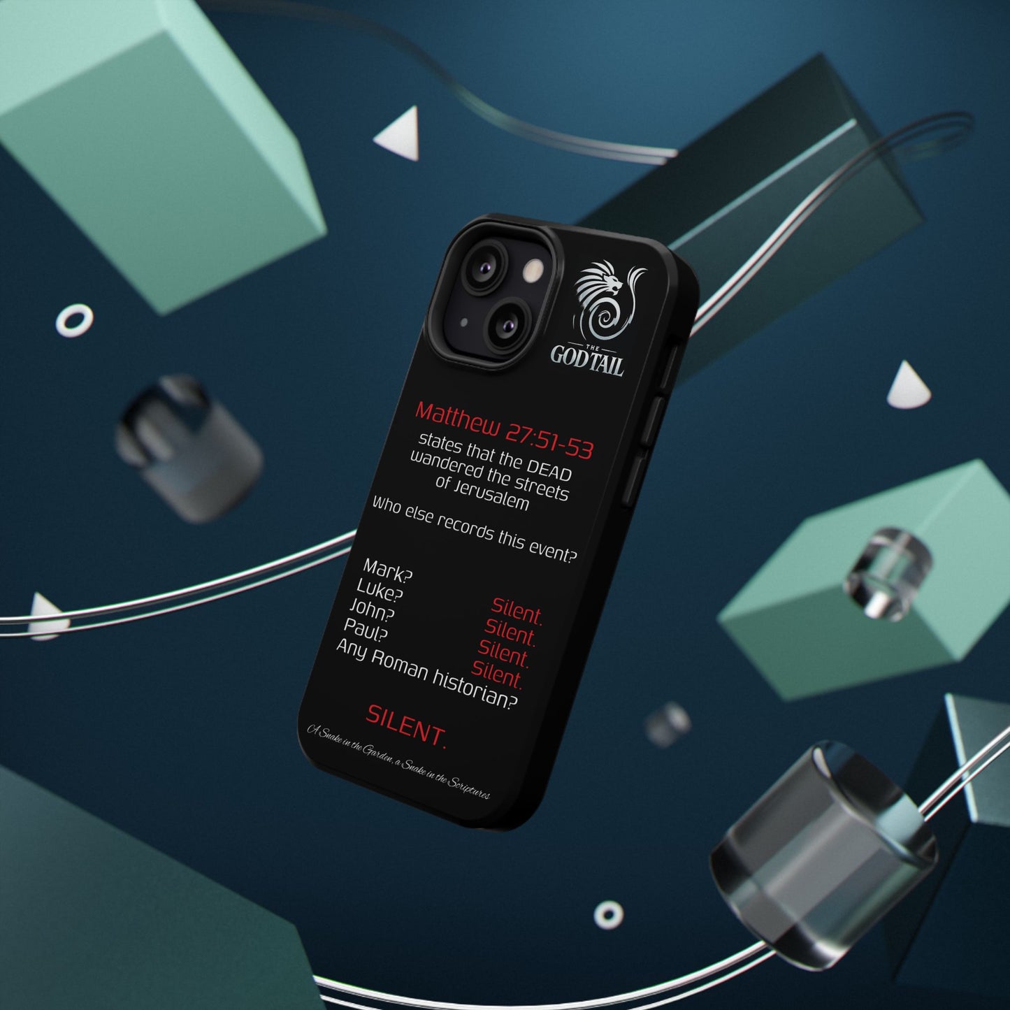Dead Wandering the Streets Inconsistency - (iPhone & Samsung Galaxy) Religious Phone Case