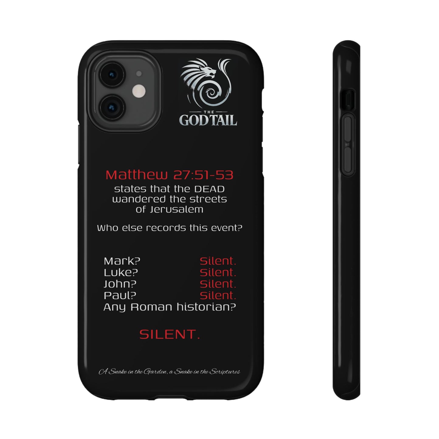 Dead Wandering the Streets Inconsistency - (iPhone & Samsung Galaxy) Religious Phone Case
