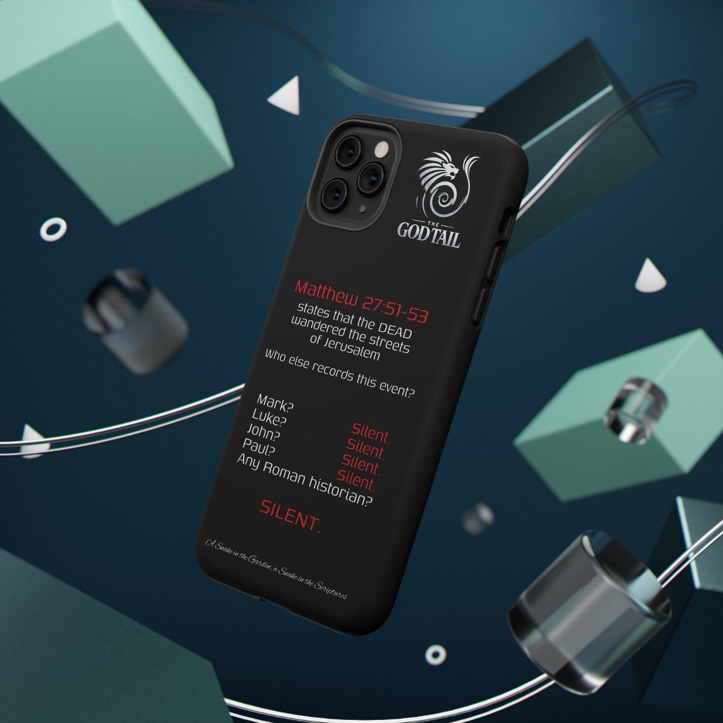 Dead Wandering the Streets Inconsistency - (iPhone & Samsung Galaxy) Religious Phone Case