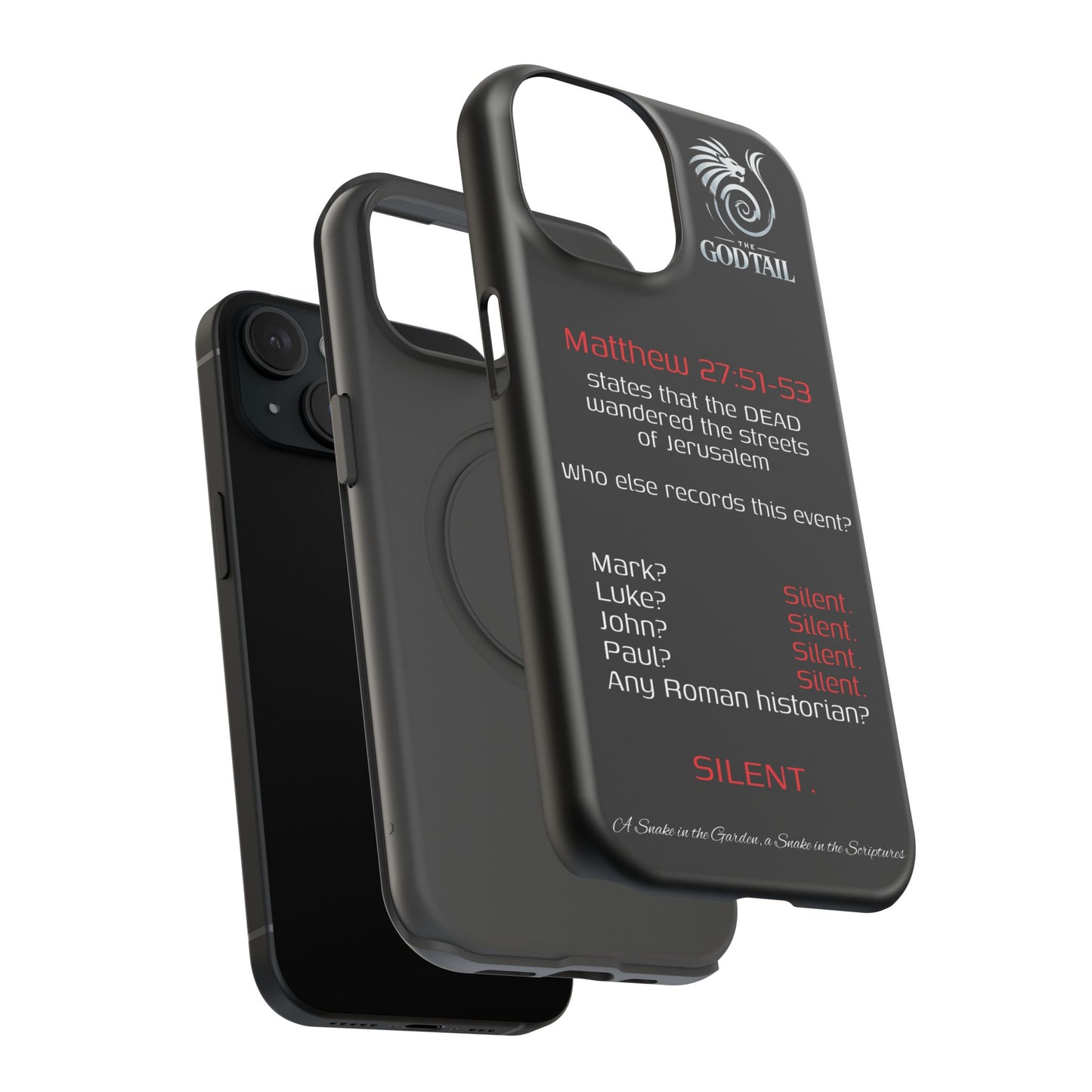 Dead Wandering the Streets Inconsistency - (iPhone & Samsung Galaxy) Religious Phone Case