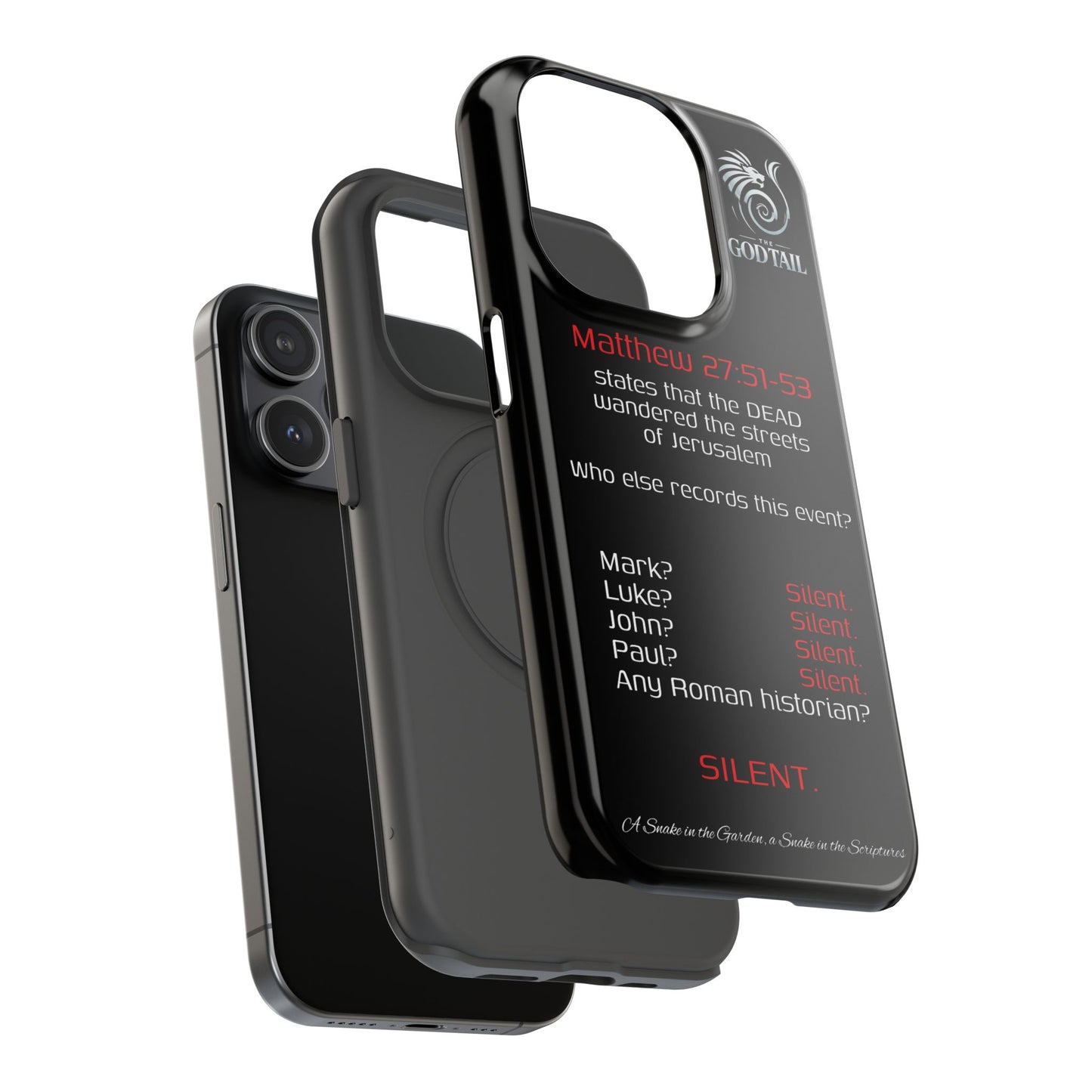 Dead Wandering the Streets Inconsistency - (iPhone & Samsung Galaxy) Religious Phone Case