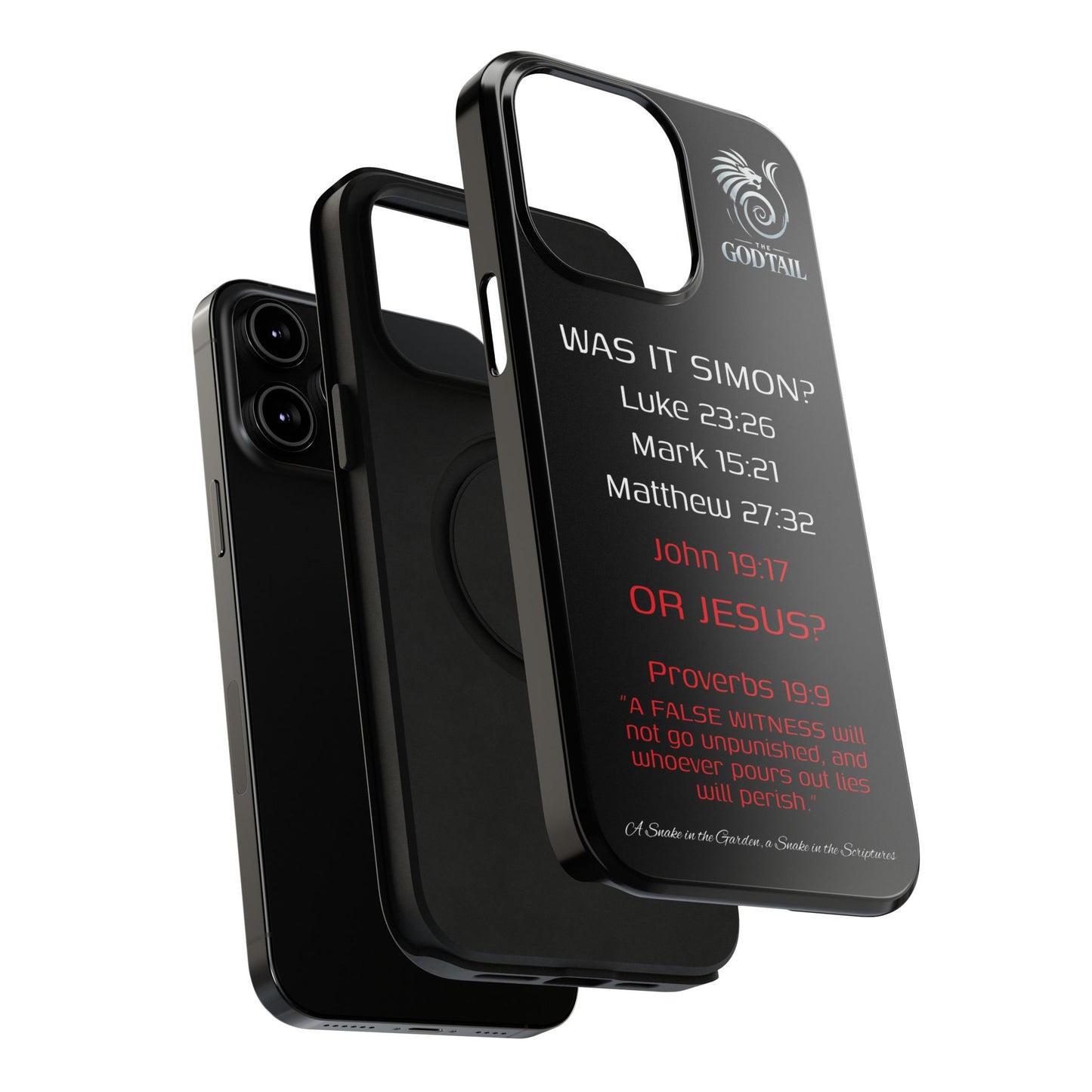 Who Carried the Cross Inconsistency - (iPhone & Samsung Galaxy) Phone Case