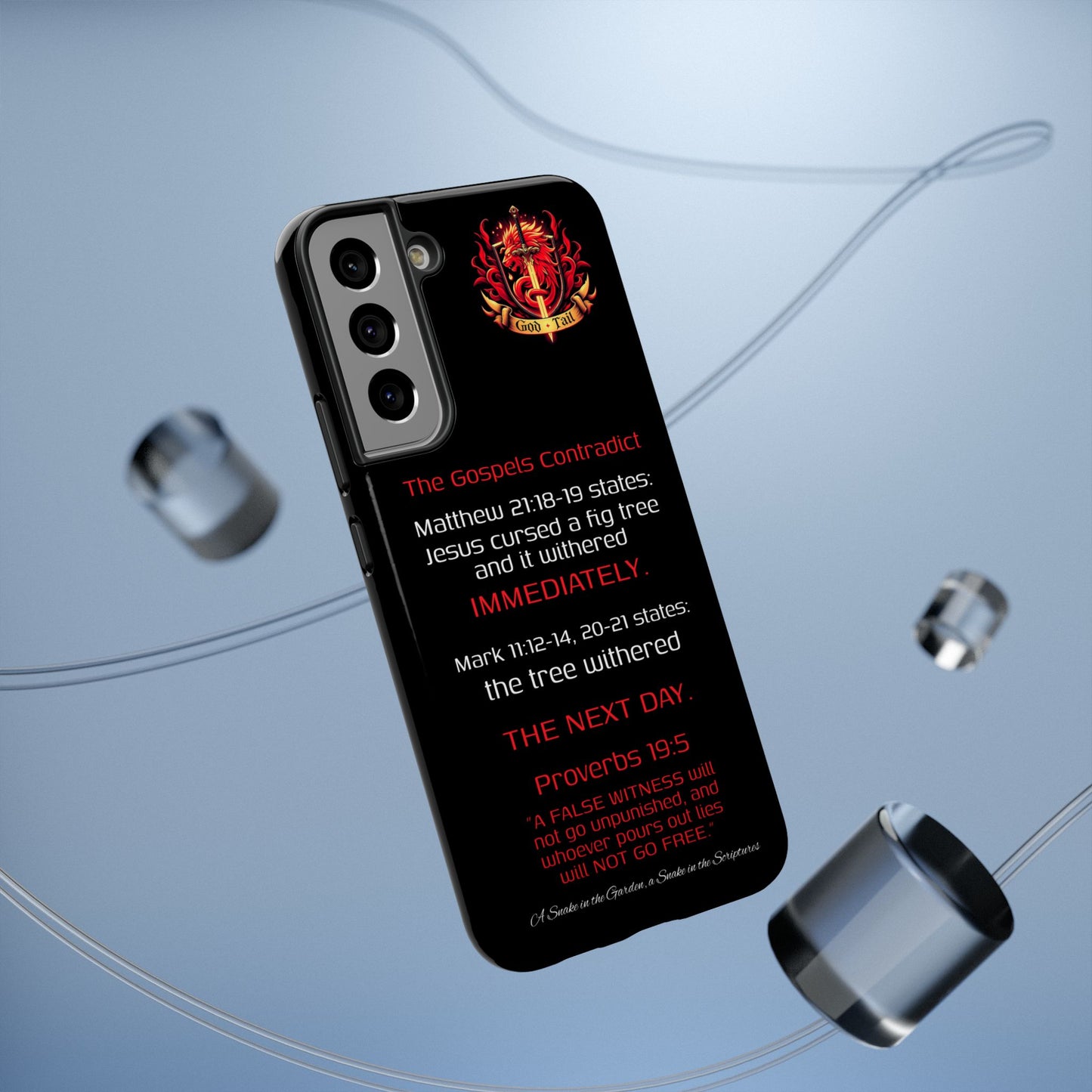 Fig Tree Inconsistency (iPhone & Samsung Galaxy) Religious iPhone Case