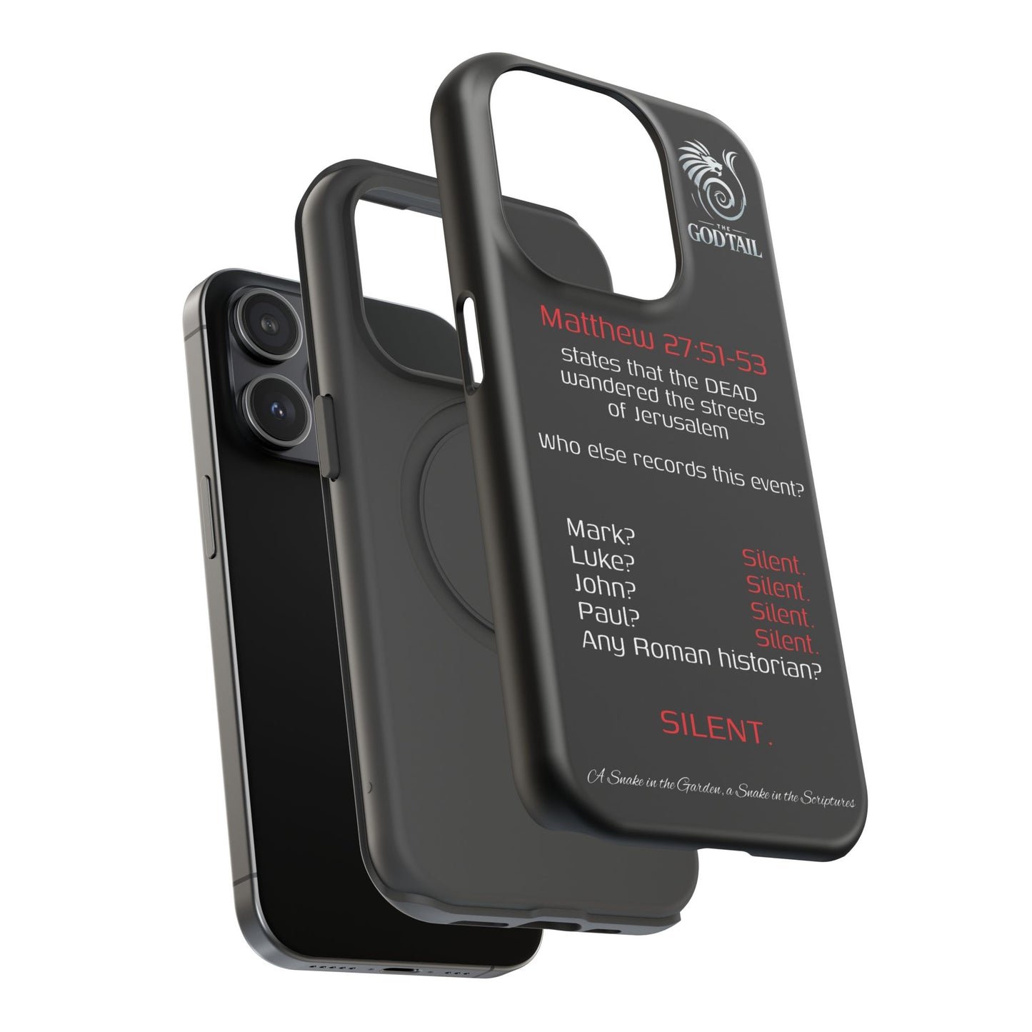 Dead Wandering the Streets Inconsistency - (iPhone & Samsung Galaxy) Religious Phone Case