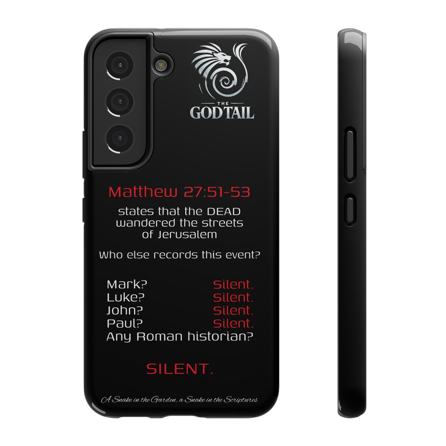 Dead Wandering the Streets Inconsistency - (iPhone & Samsung Galaxy) Religious Phone Case
