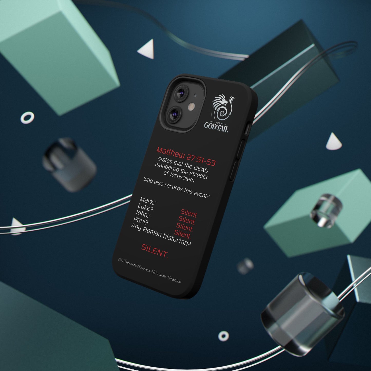 Dead Wandering the Streets Inconsistency - (iPhone & Samsung Galaxy) Religious Phone Case