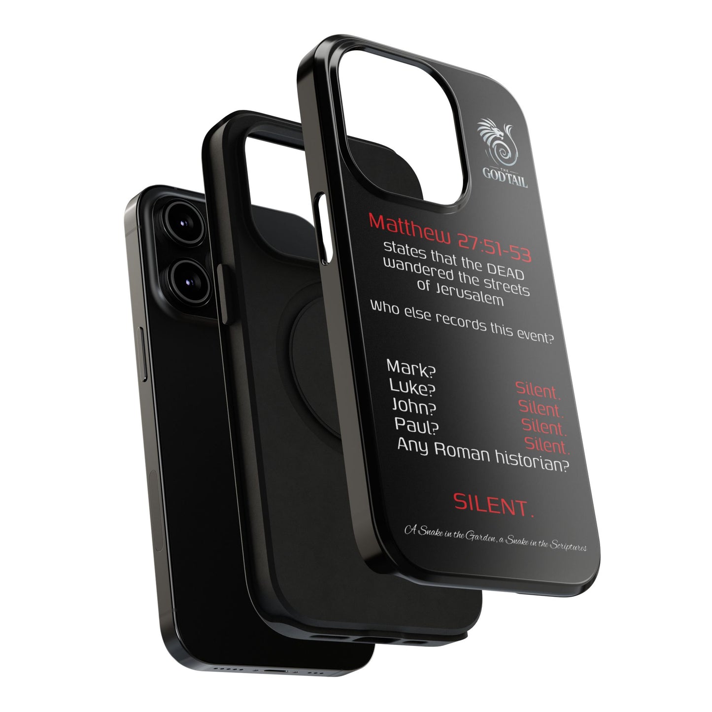 Dead Wandering the Streets Inconsistency - (iPhone & Samsung Galaxy) Religious Phone Case