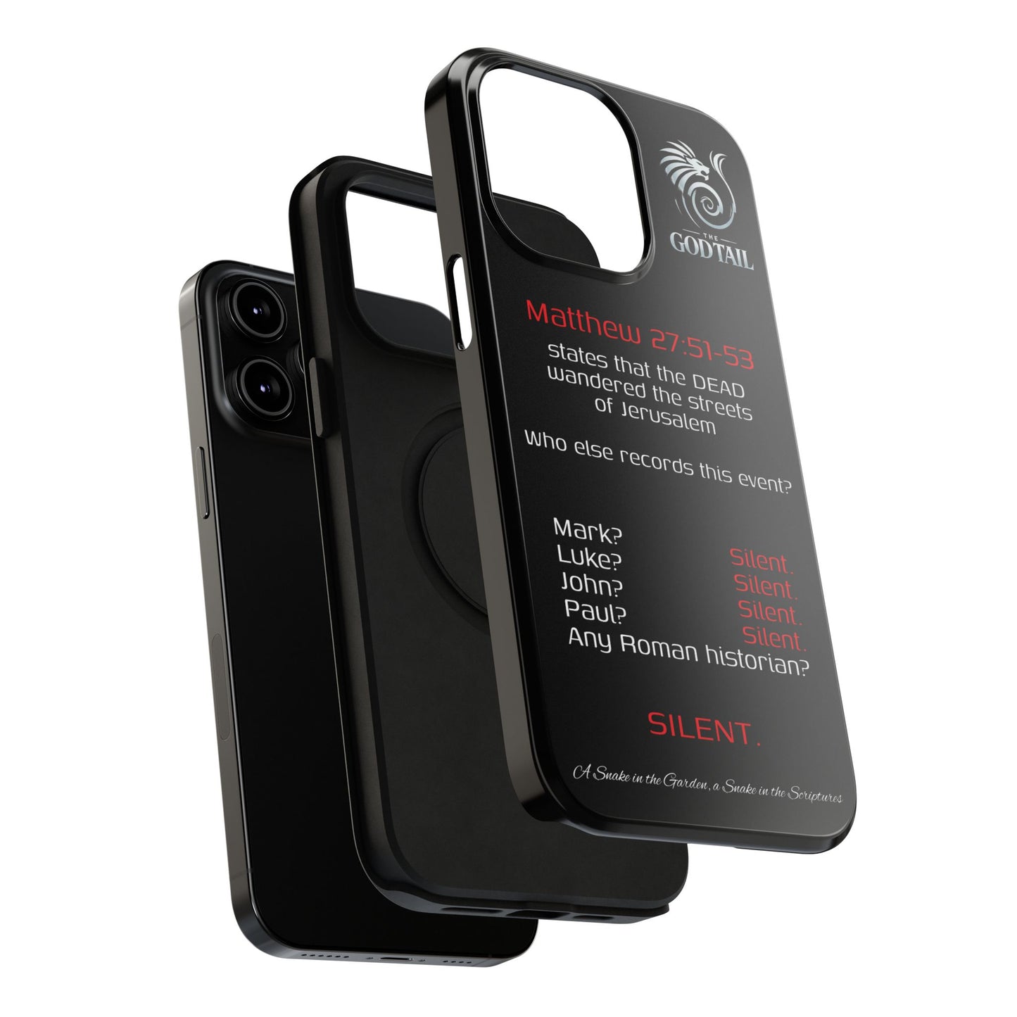 Dead Wandering the Streets Inconsistency - (iPhone & Samsung Galaxy) Religious Phone Case