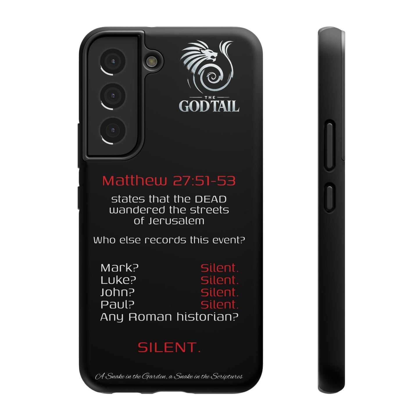 Dead Wandering the Streets Inconsistency - (iPhone & Samsung Galaxy) Religious Phone Case
