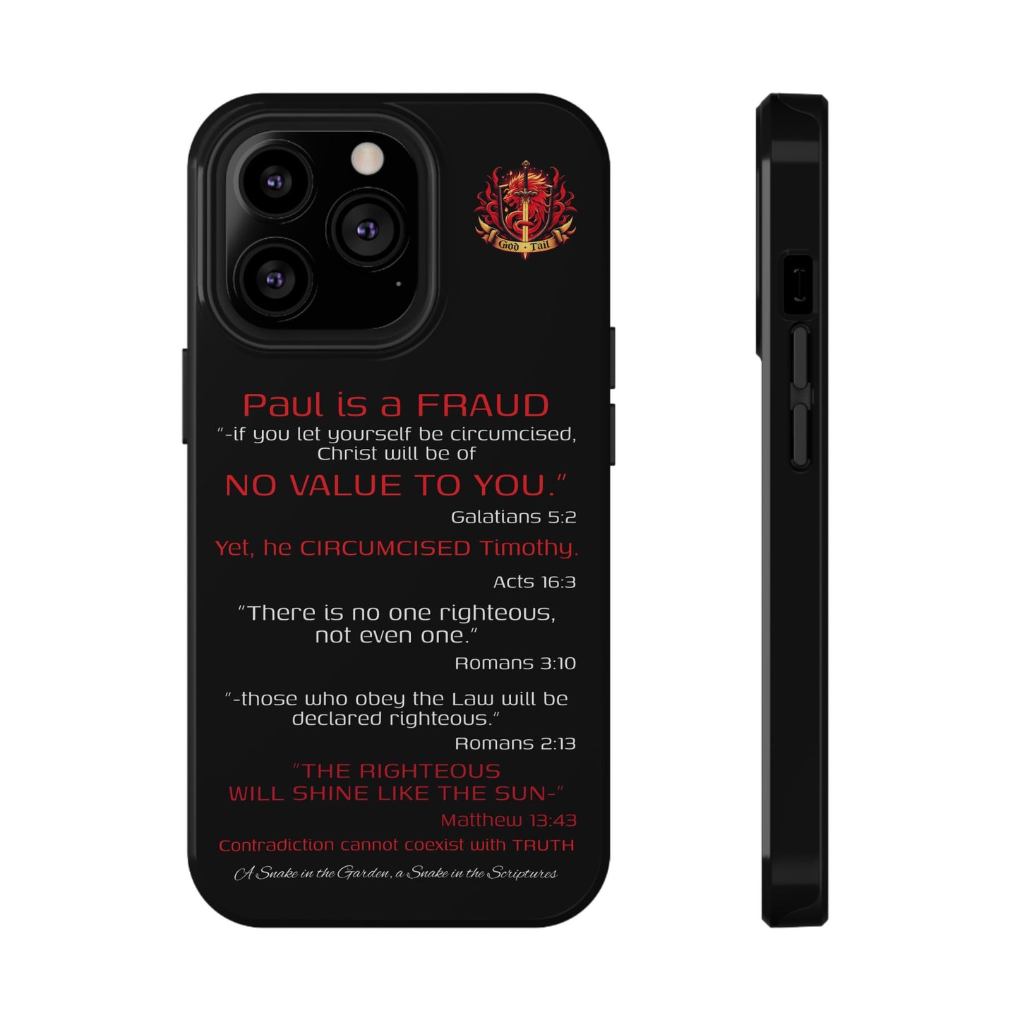 Paul's Inconsistent Philosophy - (iPhone & Samsung Galaxy) Phone Case