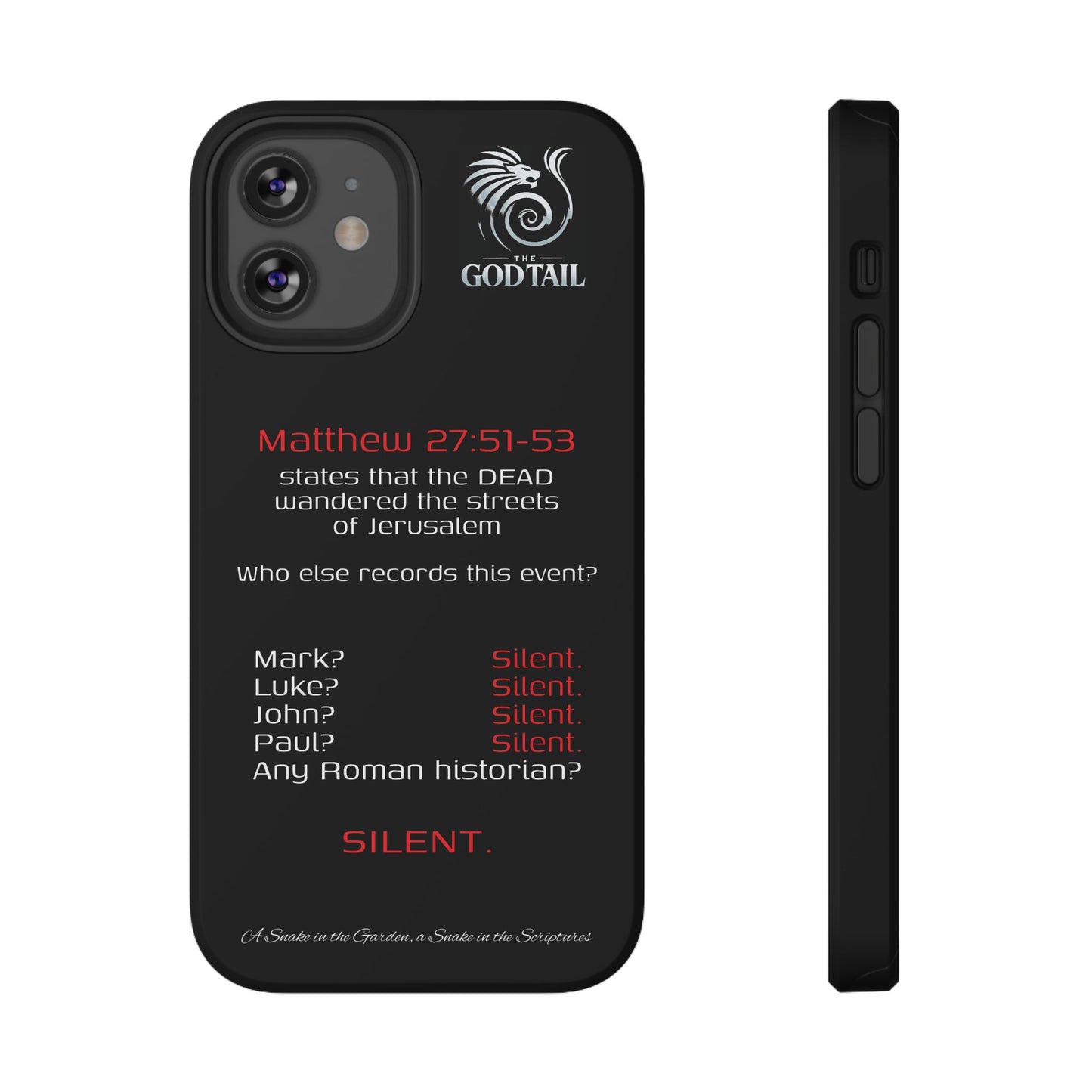 Dead Wandering the Streets Inconsistency - (iPhone & Samsung Galaxy) Religious Phone Case