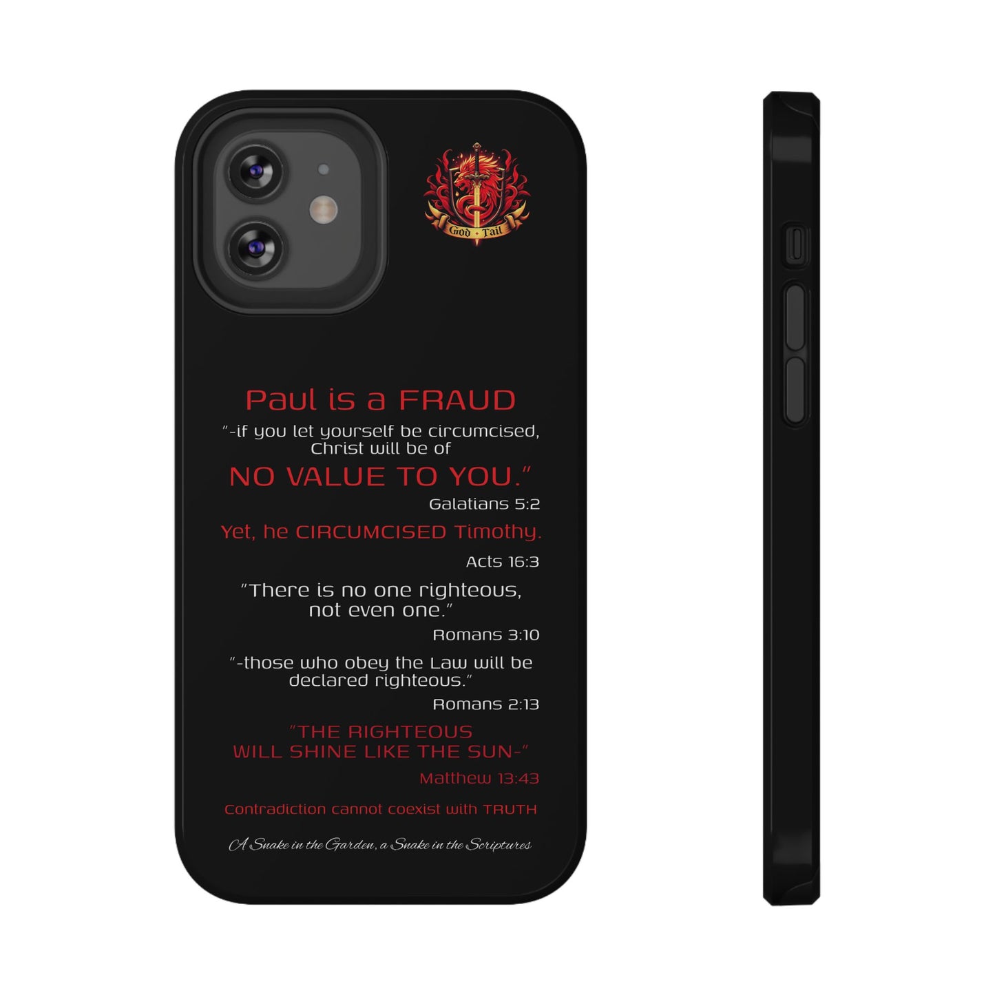 Paul's Inconsistent Philosophy - (iPhone & Samsung Galaxy) Phone Case