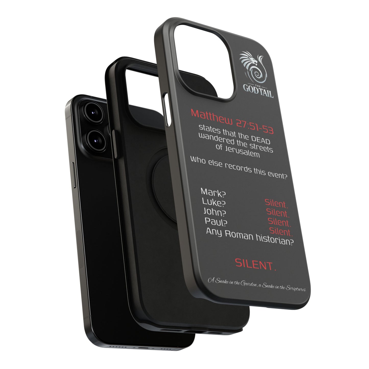 Dead Wandering the Streets Inconsistency - (iPhone & Samsung Galaxy) Religious Phone Case