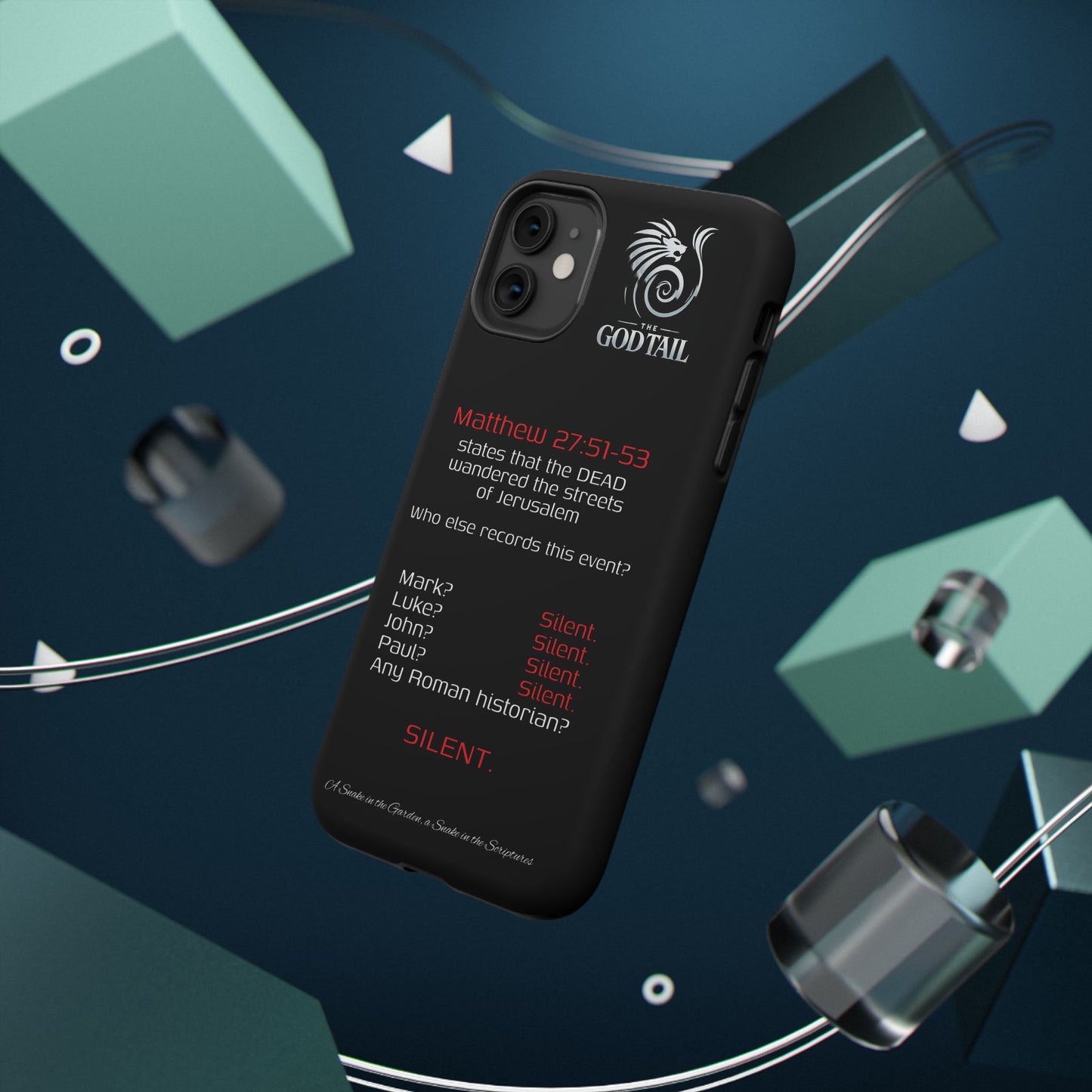 Dead Wandering the Streets Inconsistency - (iPhone & Samsung Galaxy) Religious Phone Case