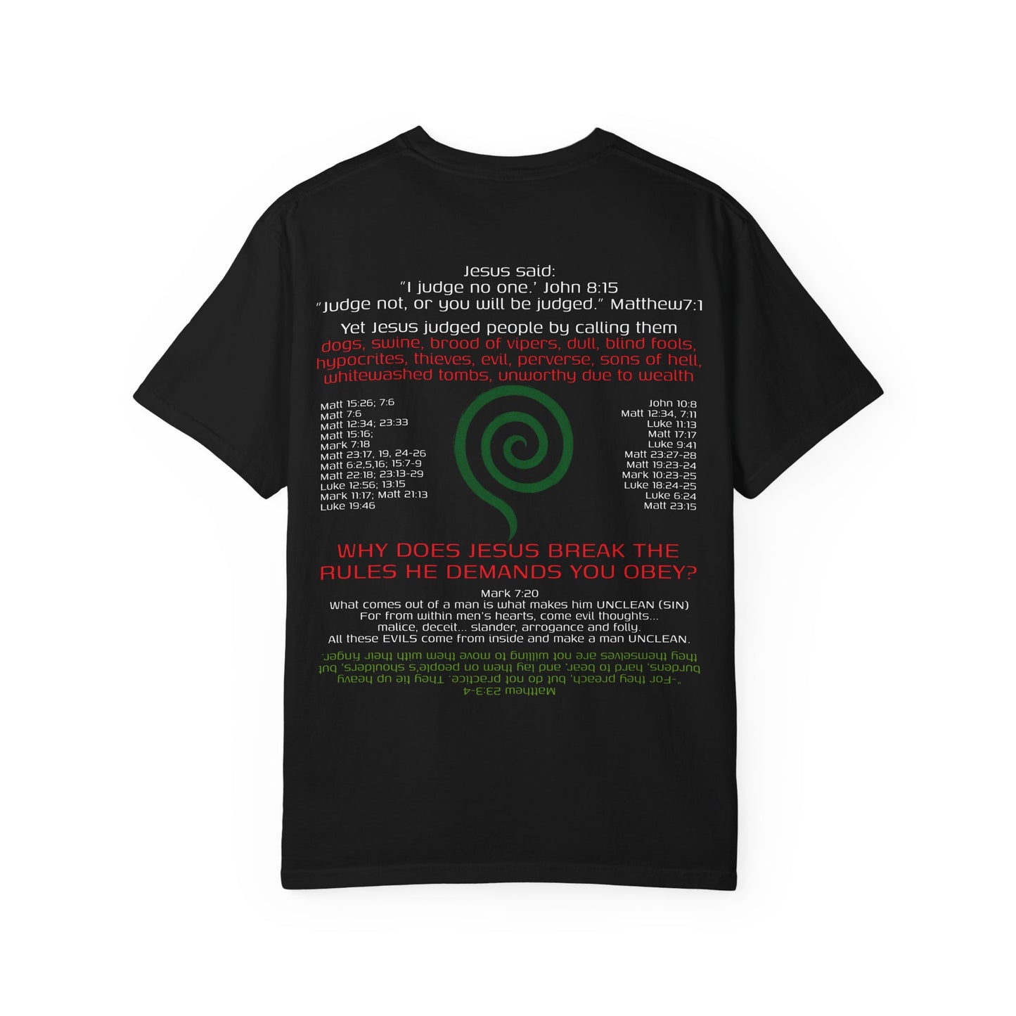 Spiral Series - Judge Not Inconsistency