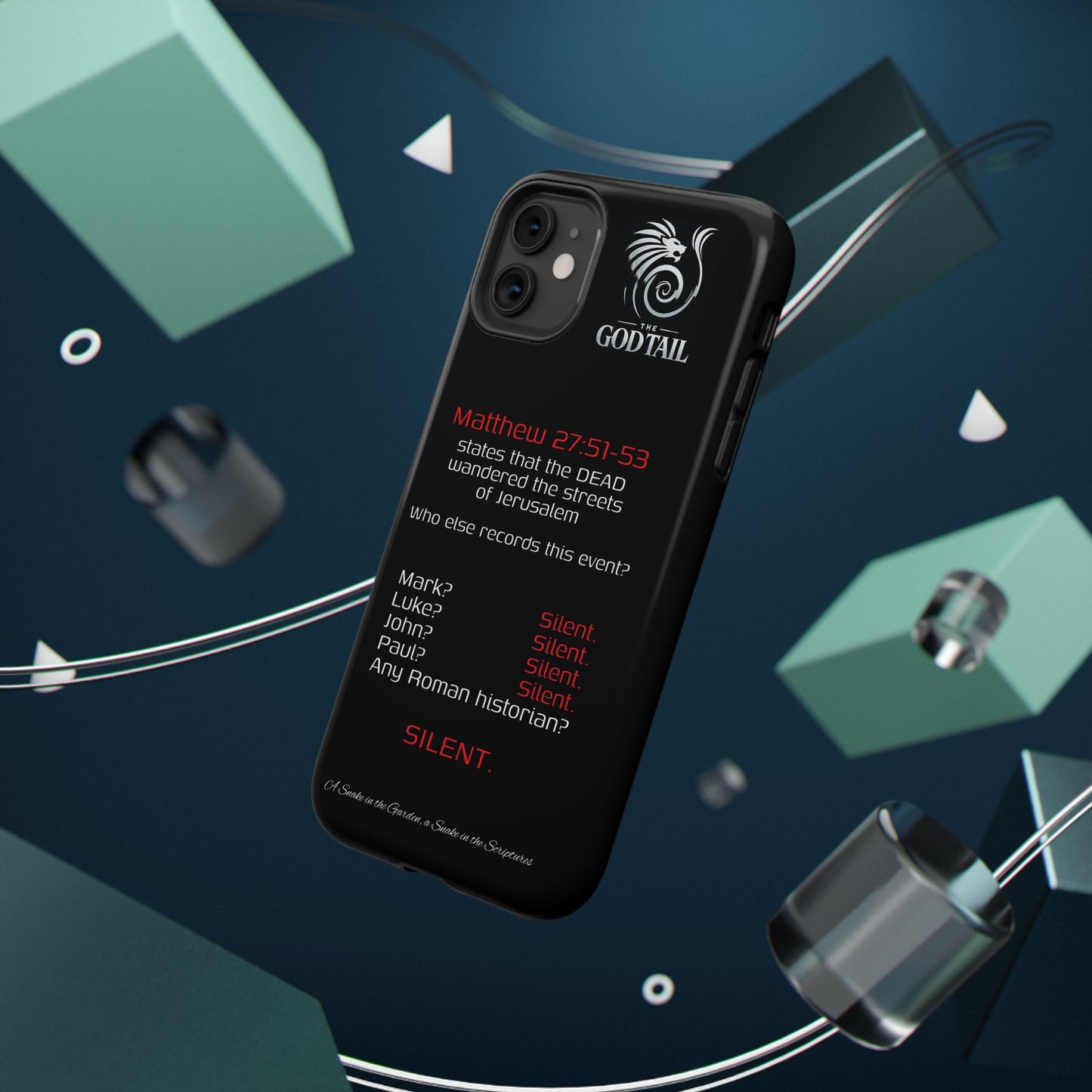 Dead Wandering the Streets Inconsistency - (iPhone & Samsung Galaxy) Religious Phone Case