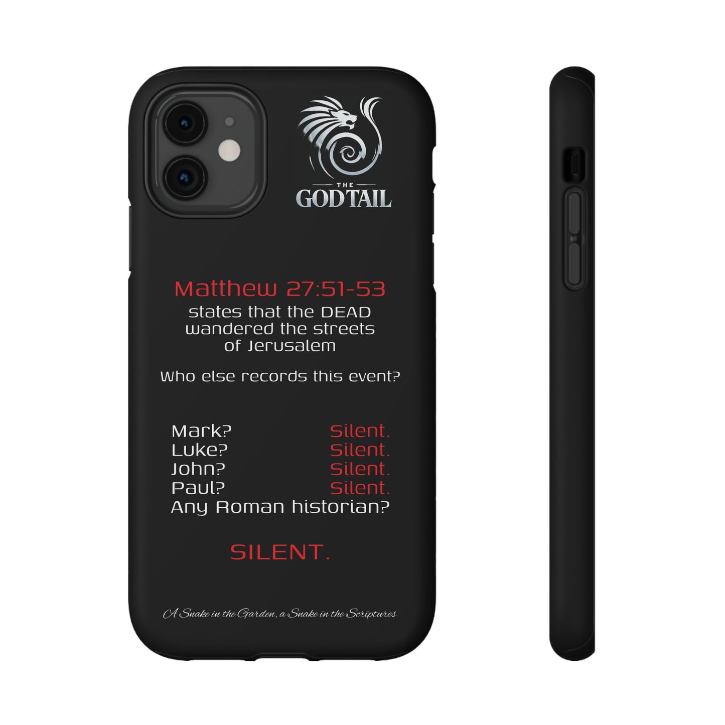 Dead Wandering the Streets Inconsistency - (iPhone & Samsung Galaxy) Religious Phone Case