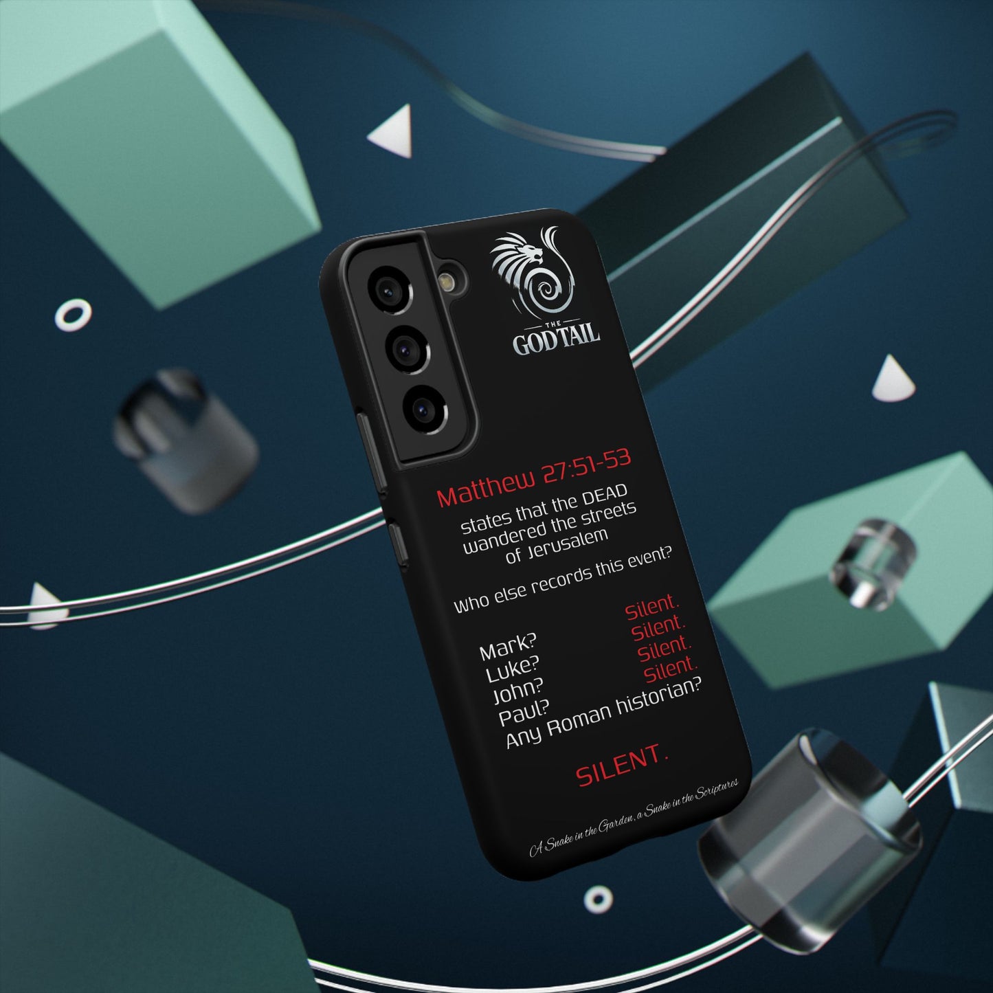Dead Wandering the Streets Inconsistency - (iPhone & Samsung Galaxy) Religious Phone Case
