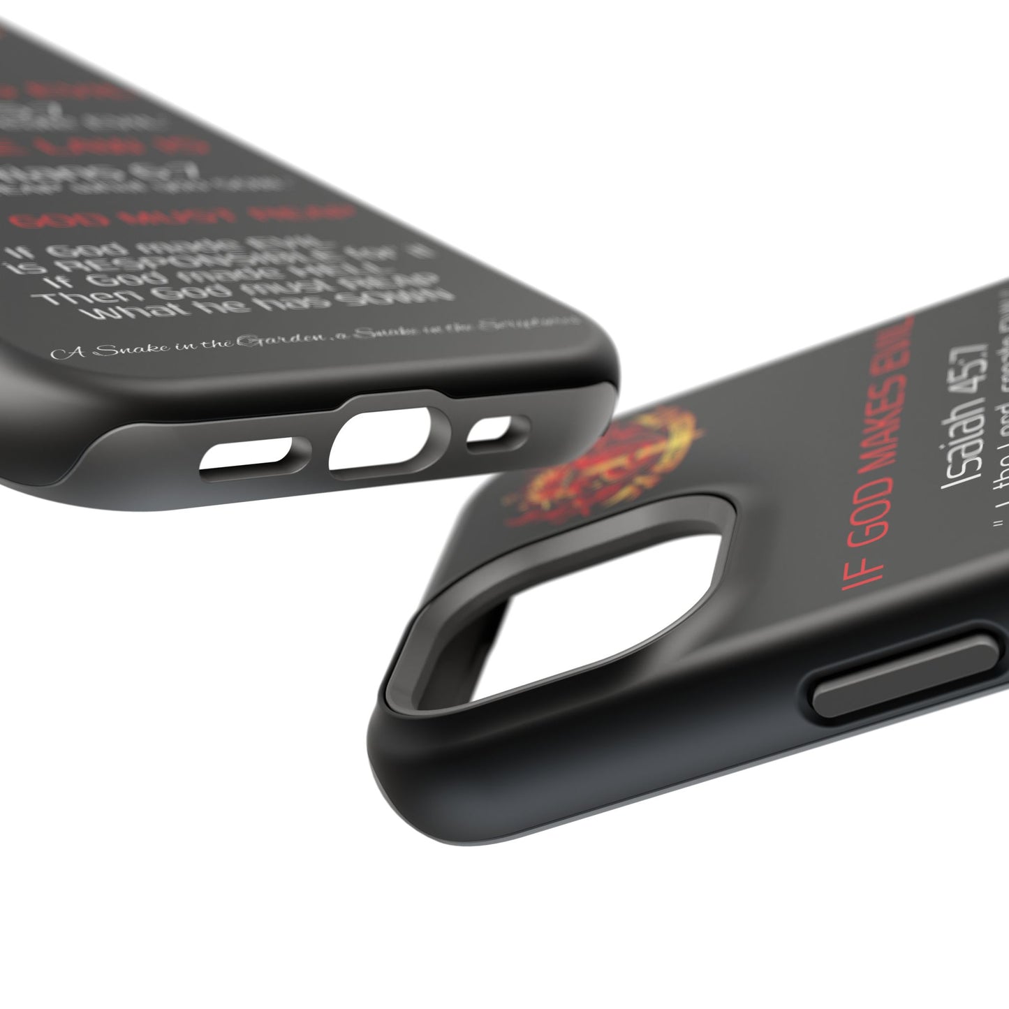 Inconsistency of God Creating Evil - (iPhone and Samsung Galaxy) Phone Case