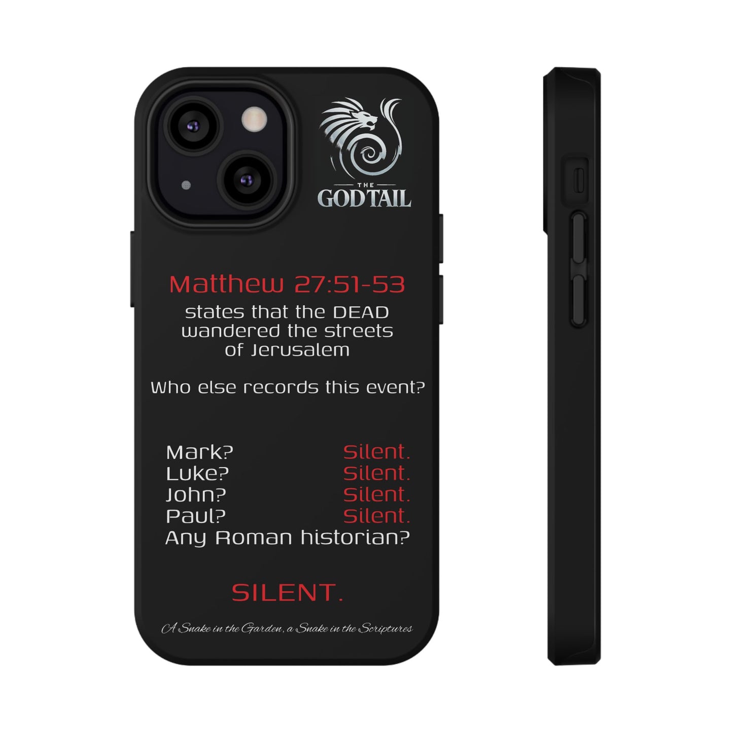 Dead Wandering the Streets Inconsistency - (iPhone & Samsung Galaxy) Religious Phone Case