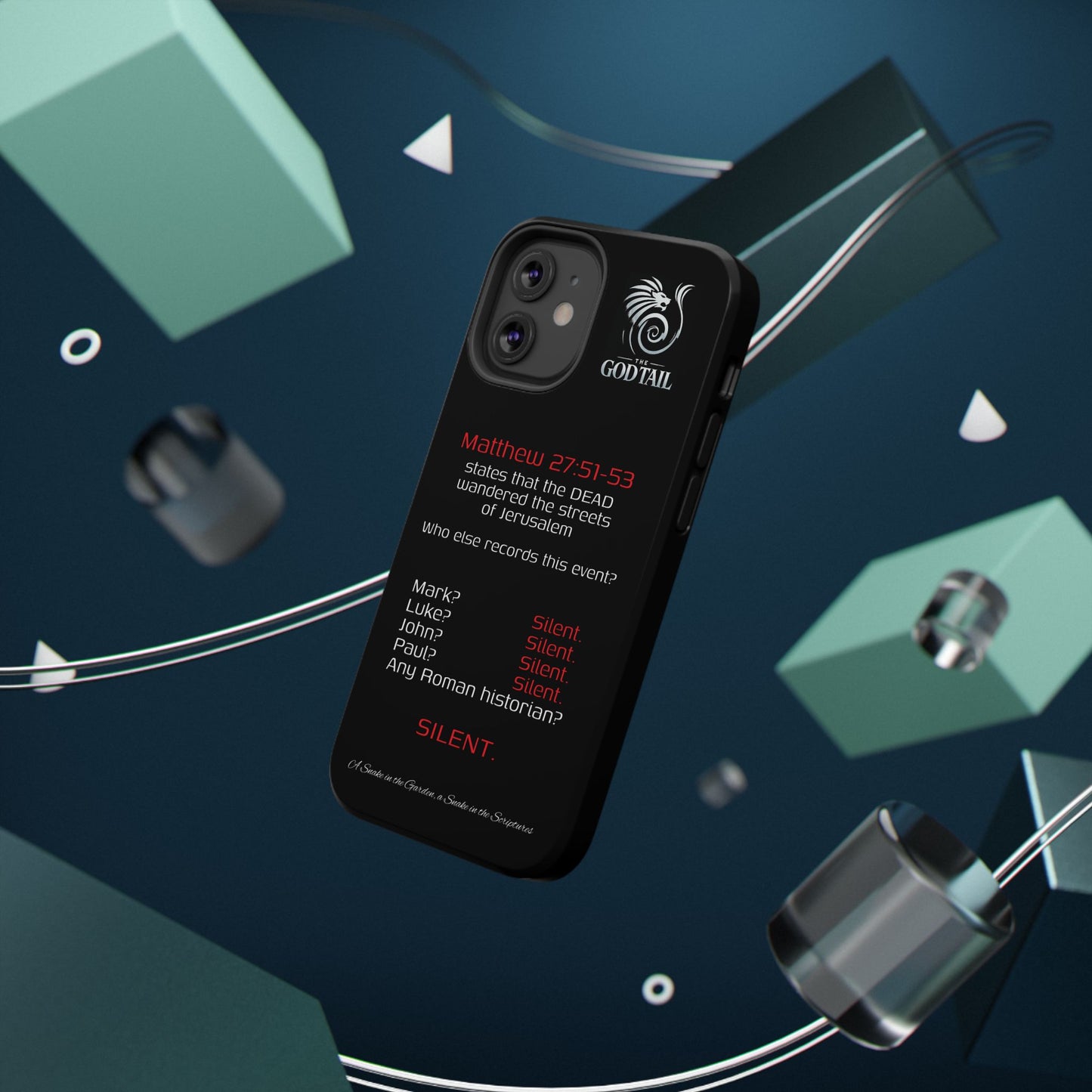 Dead Wandering the Streets Inconsistency - (iPhone & Samsung Galaxy) Religious Phone Case