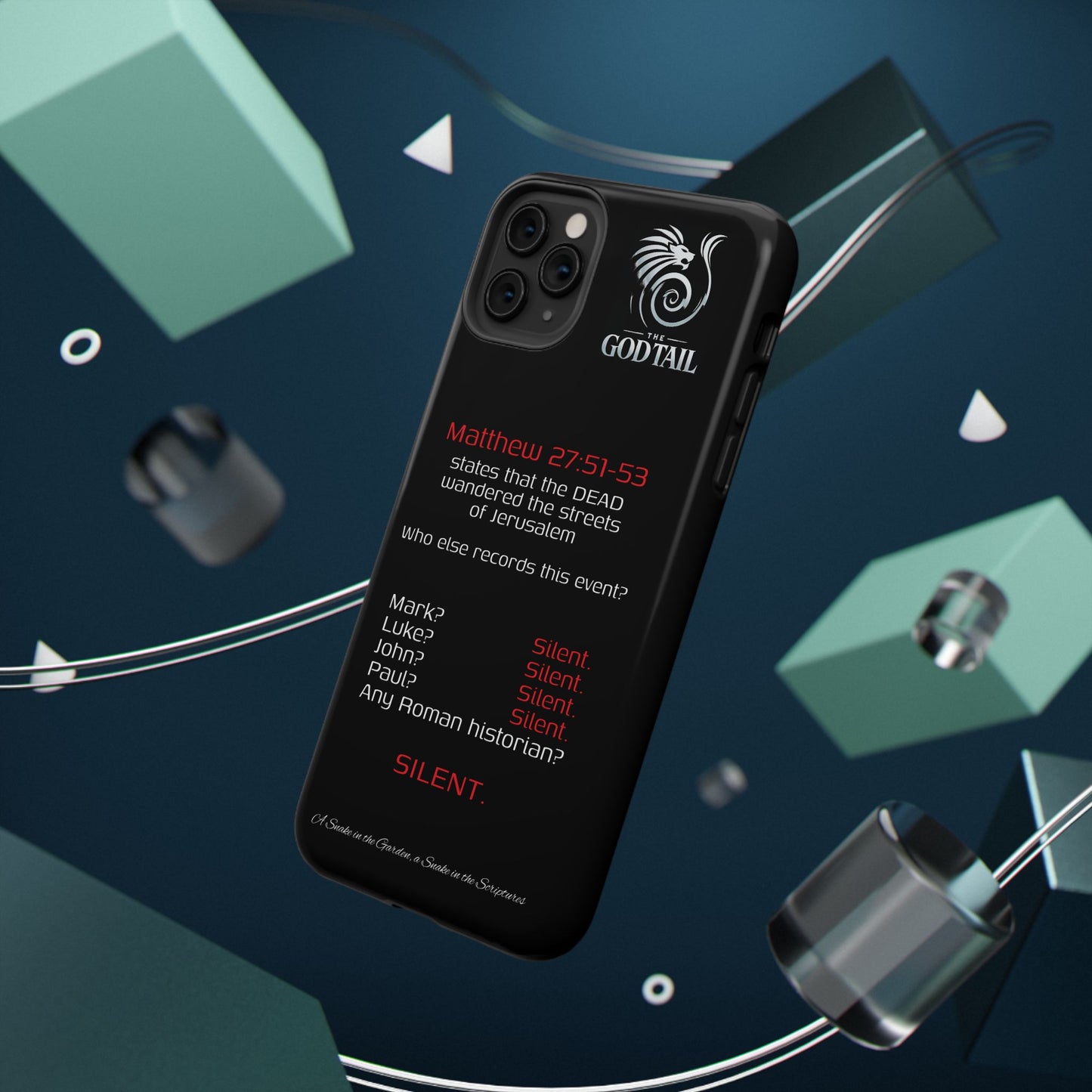 Dead Wandering the Streets Inconsistency - (iPhone & Samsung Galaxy) Religious Phone Case