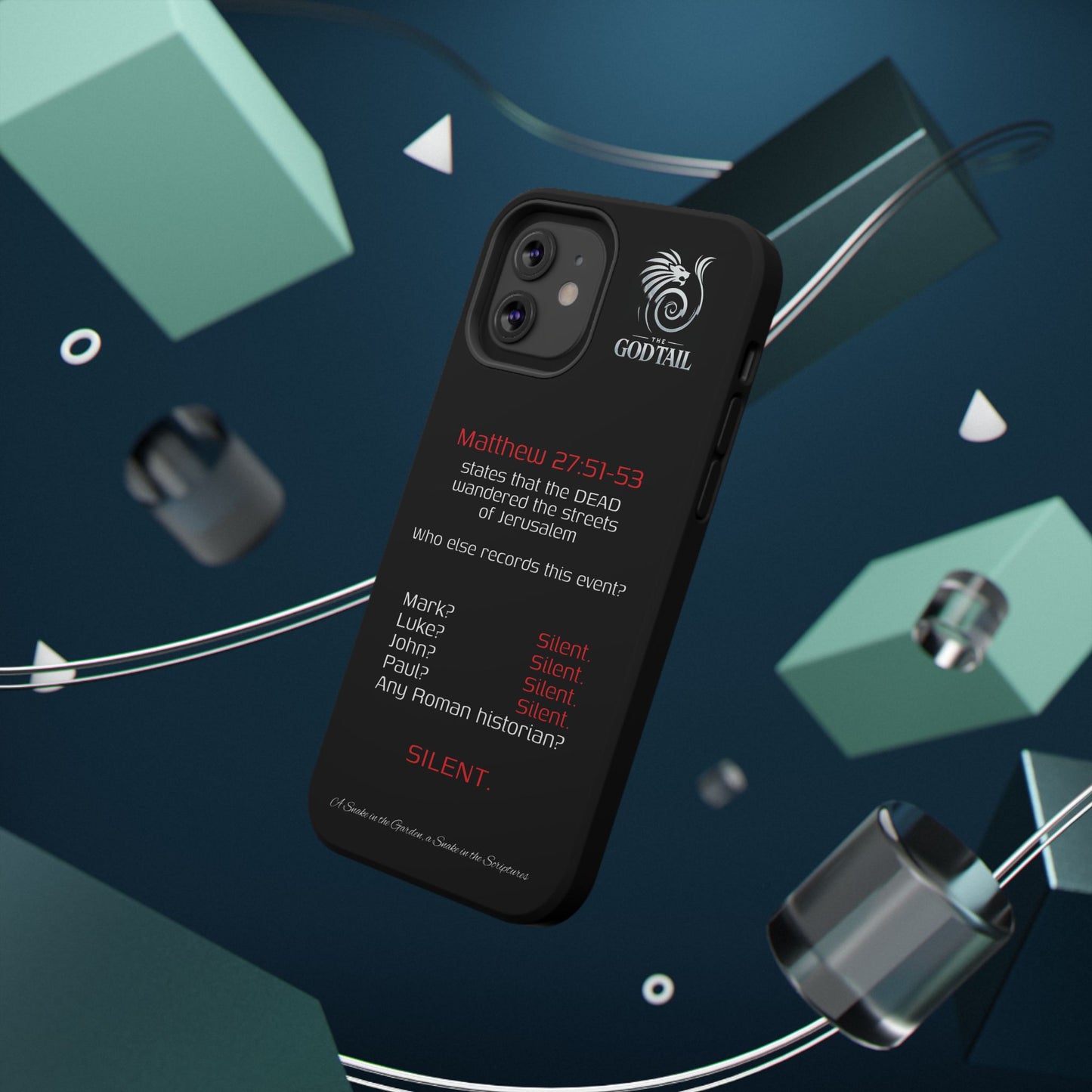 Dead Wandering the Streets Inconsistency - (iPhone & Samsung Galaxy) Religious Phone Case