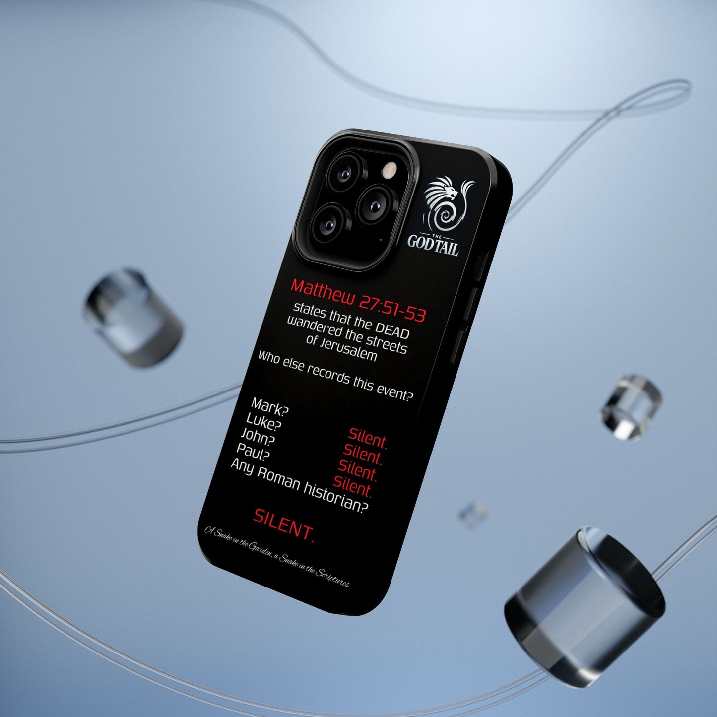 Dead Wandering the Streets Inconsistency - (iPhone & Samsung Galaxy) Religious Phone Case
