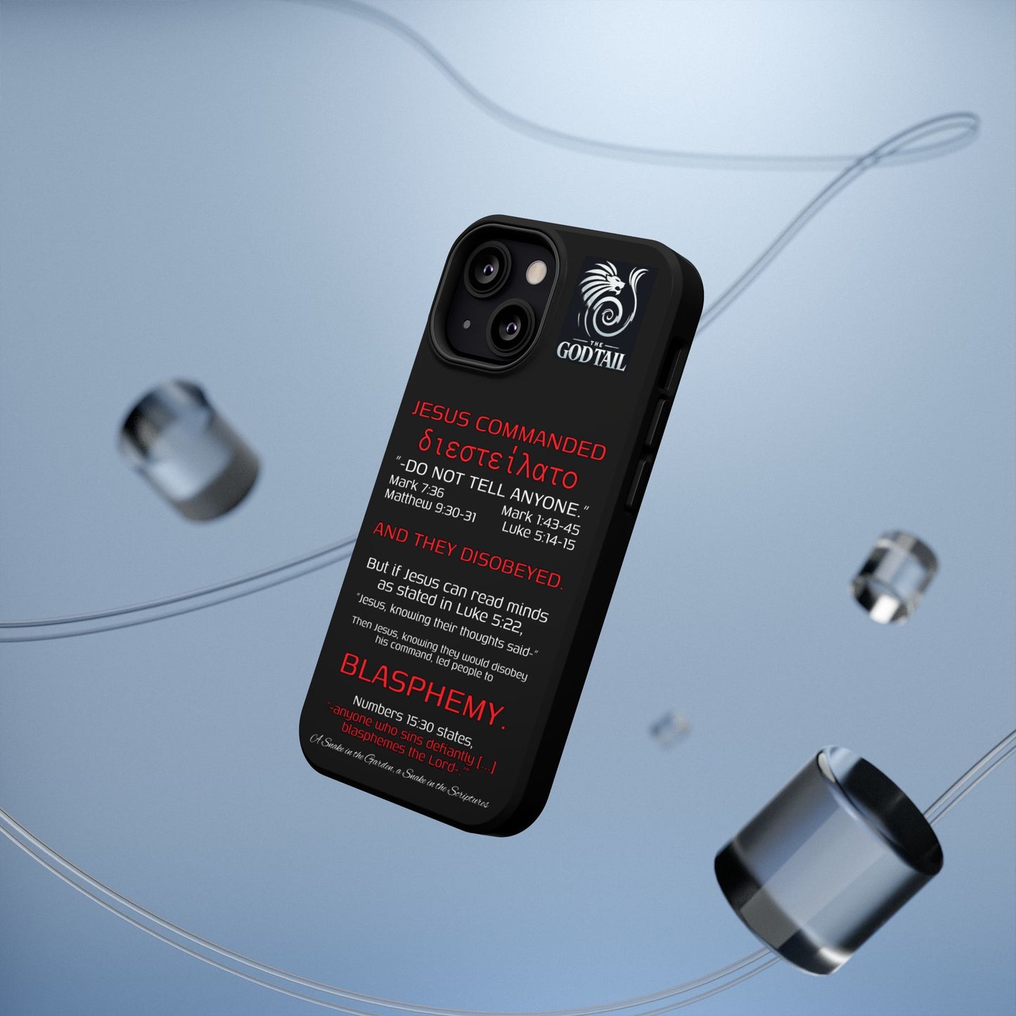 Jesus Leading to Sin Inconsistency - (iPhone & Samsung Galaxy) Phone Case