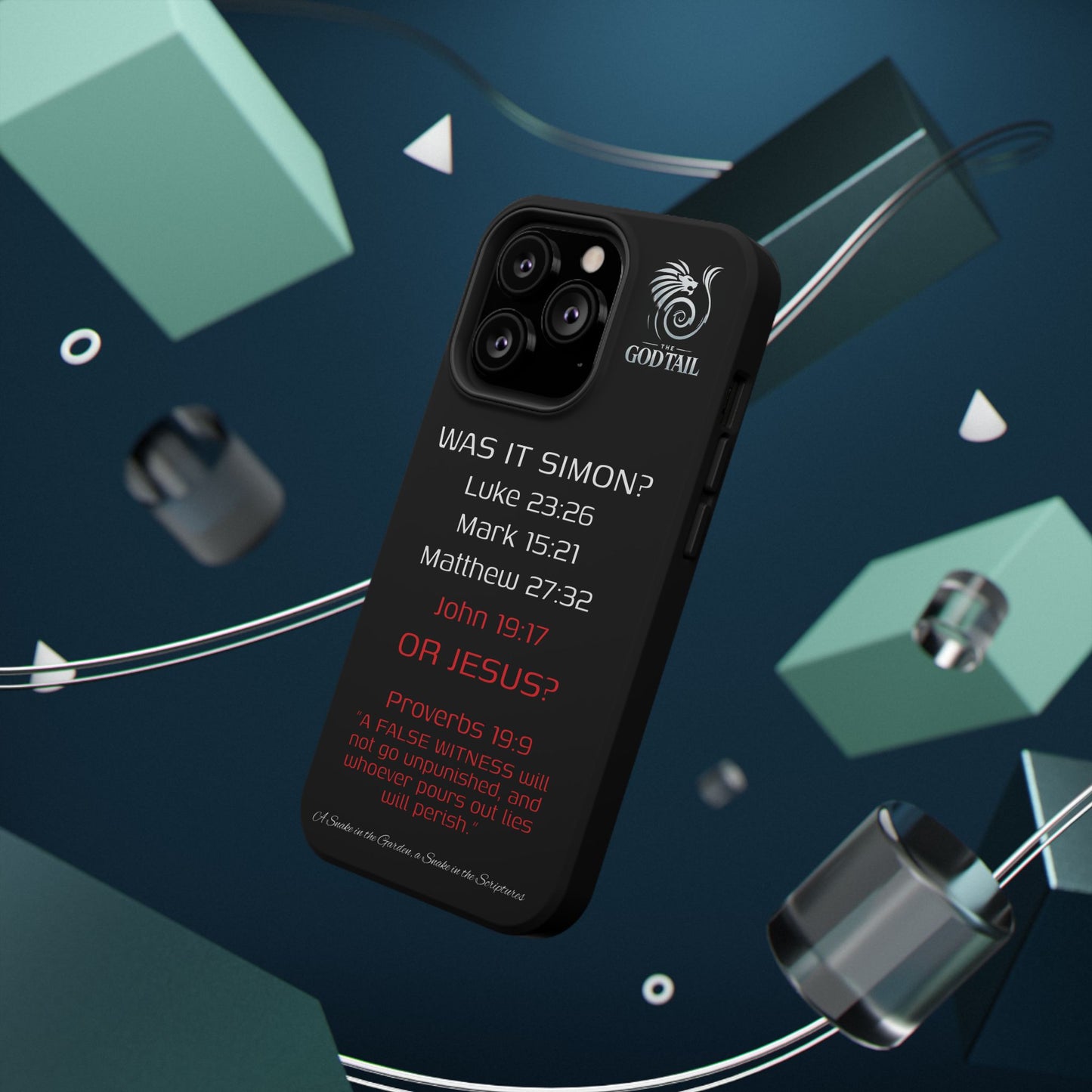 Who Carried the Cross Inconsistency - (iPhone & Samsung Galaxy) Phone Case
