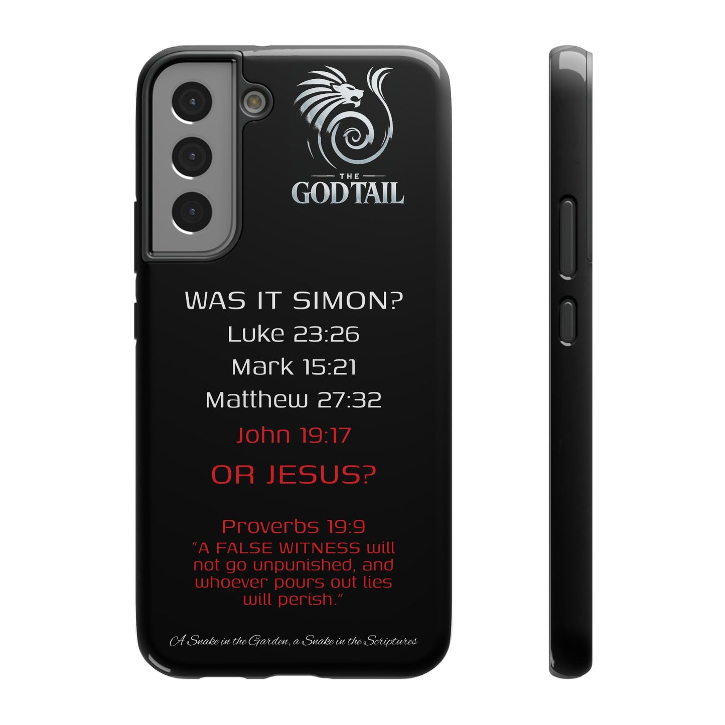 Who Carried the Cross Inconsistency - (iPhone & Samsung Galaxy) Phone Case