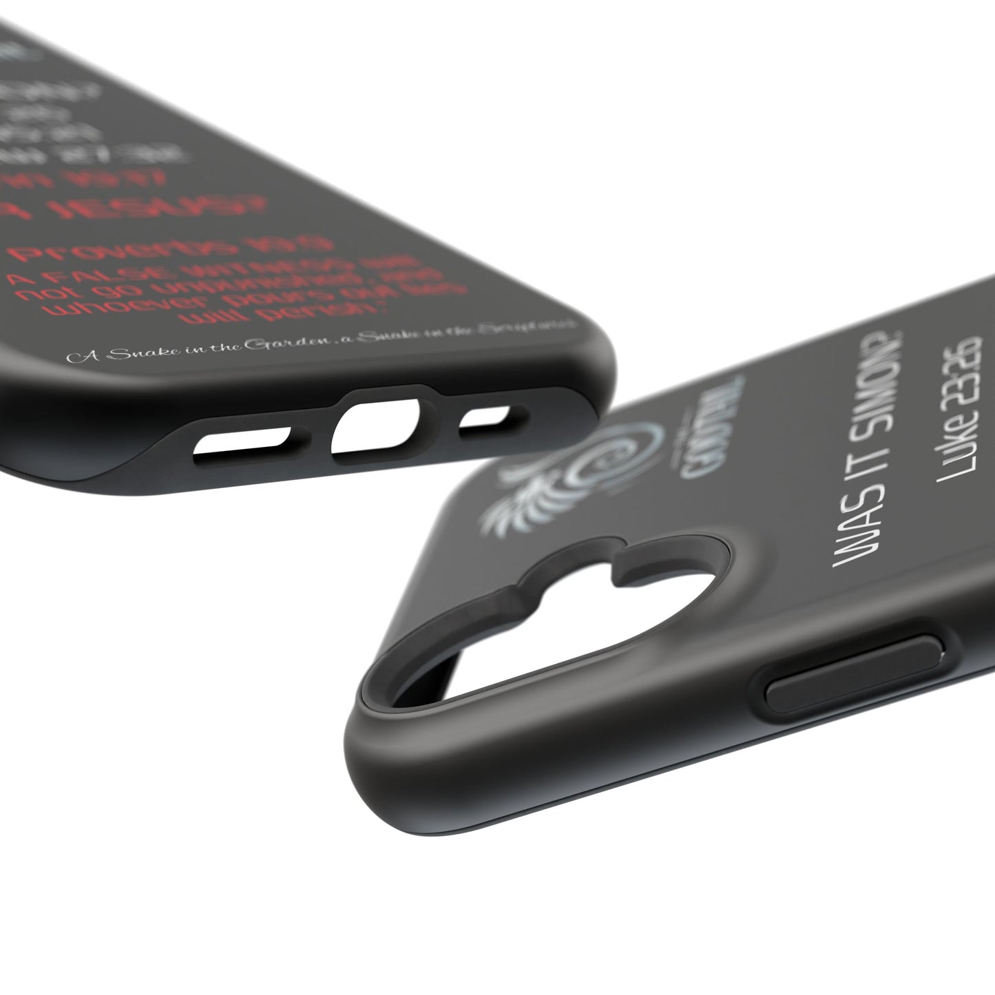 Who Carried the Cross Inconsistency - (iPhone & Samsung Galaxy) Phone Case