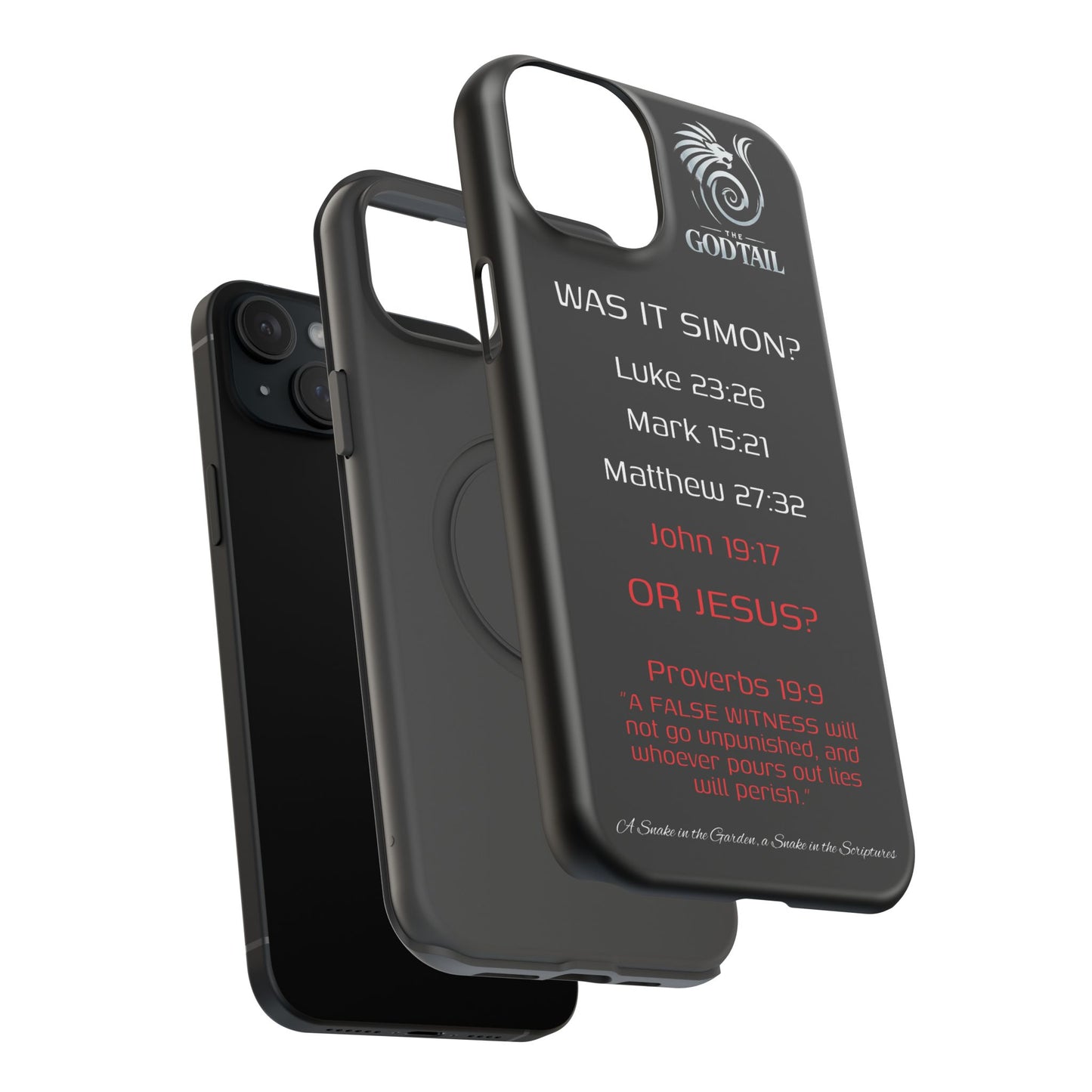 Who Carried the Cross Inconsistency - (iPhone & Samsung Galaxy) Phone Case