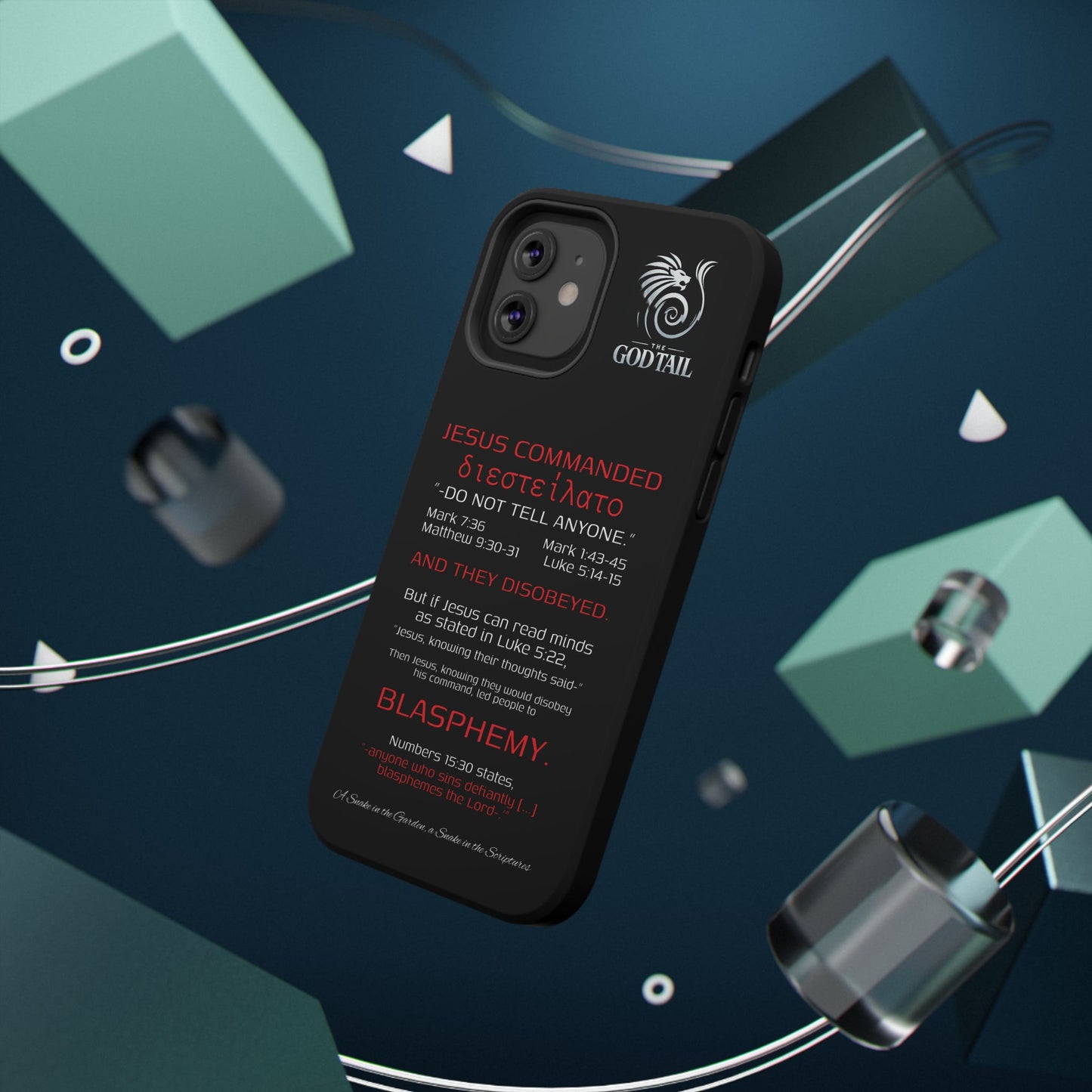 Jesus Leading to Sin Inconsistency - (iPhone & Samsung Galaxy) Phone Case