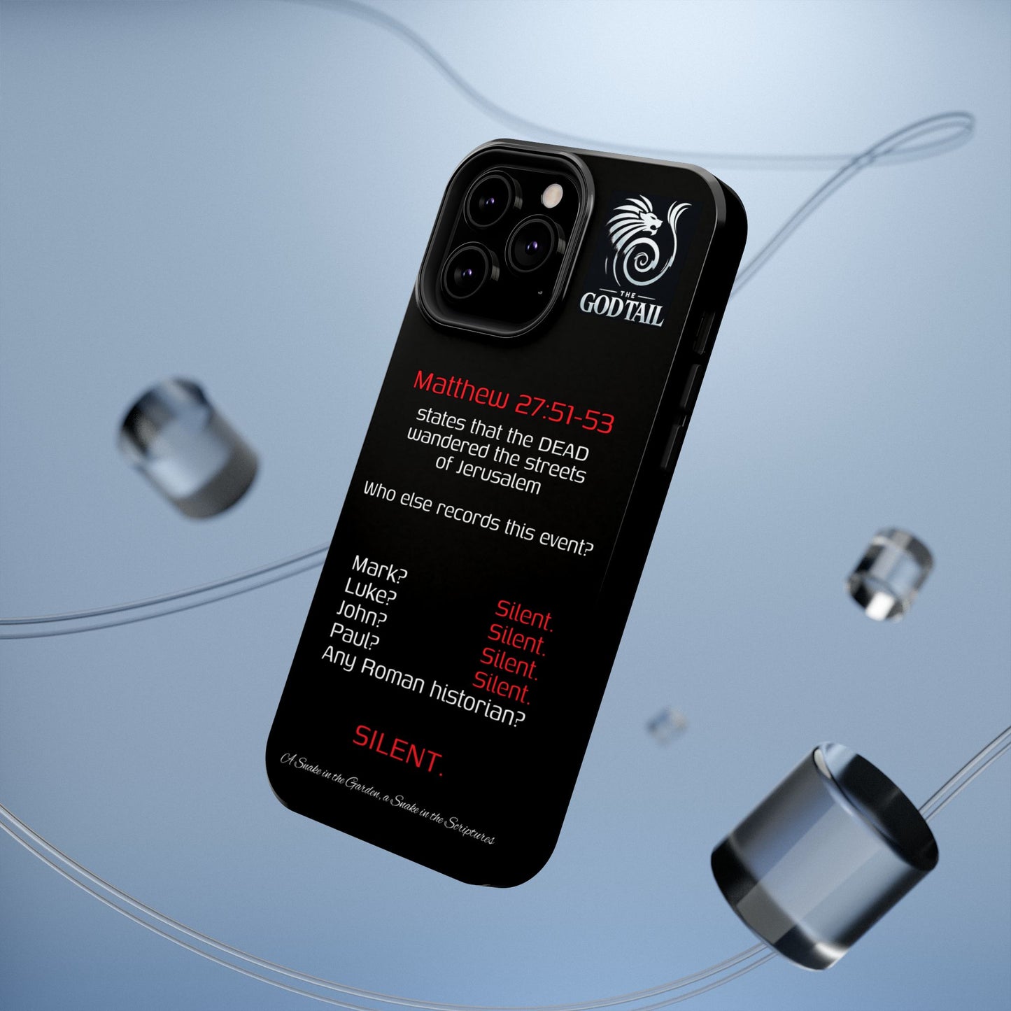 Dead Wandering the Streets Inconsistency - (iPhone & Samsung Galaxy) Religious Phone Case
