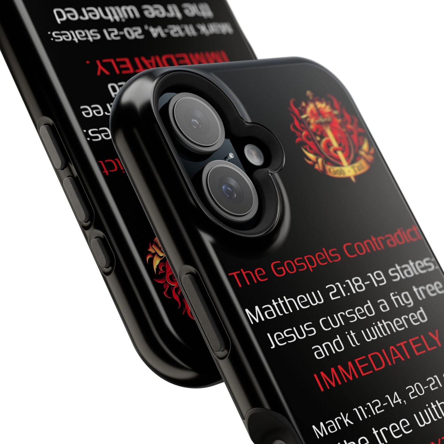 Fig Tree Inconsistency (iPhone & Samsung Galaxy) Religious iPhone Case