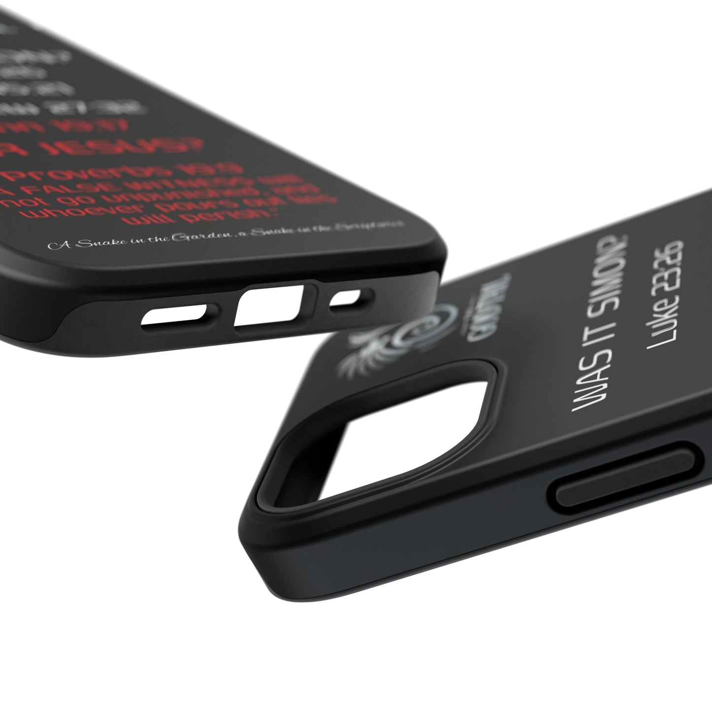 Who Carried the Cross Inconsistency - (iPhone & Samsung Galaxy) Phone Case