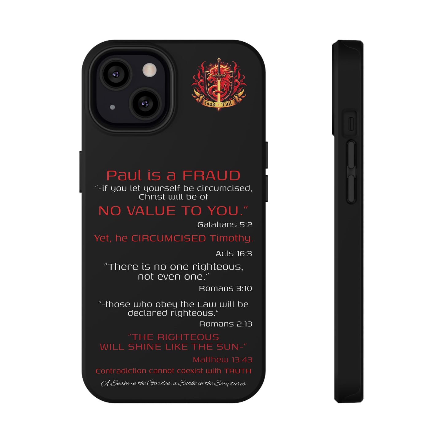 Paul's Inconsistent Philosophy - (iPhone & Samsung Galaxy) Phone Case