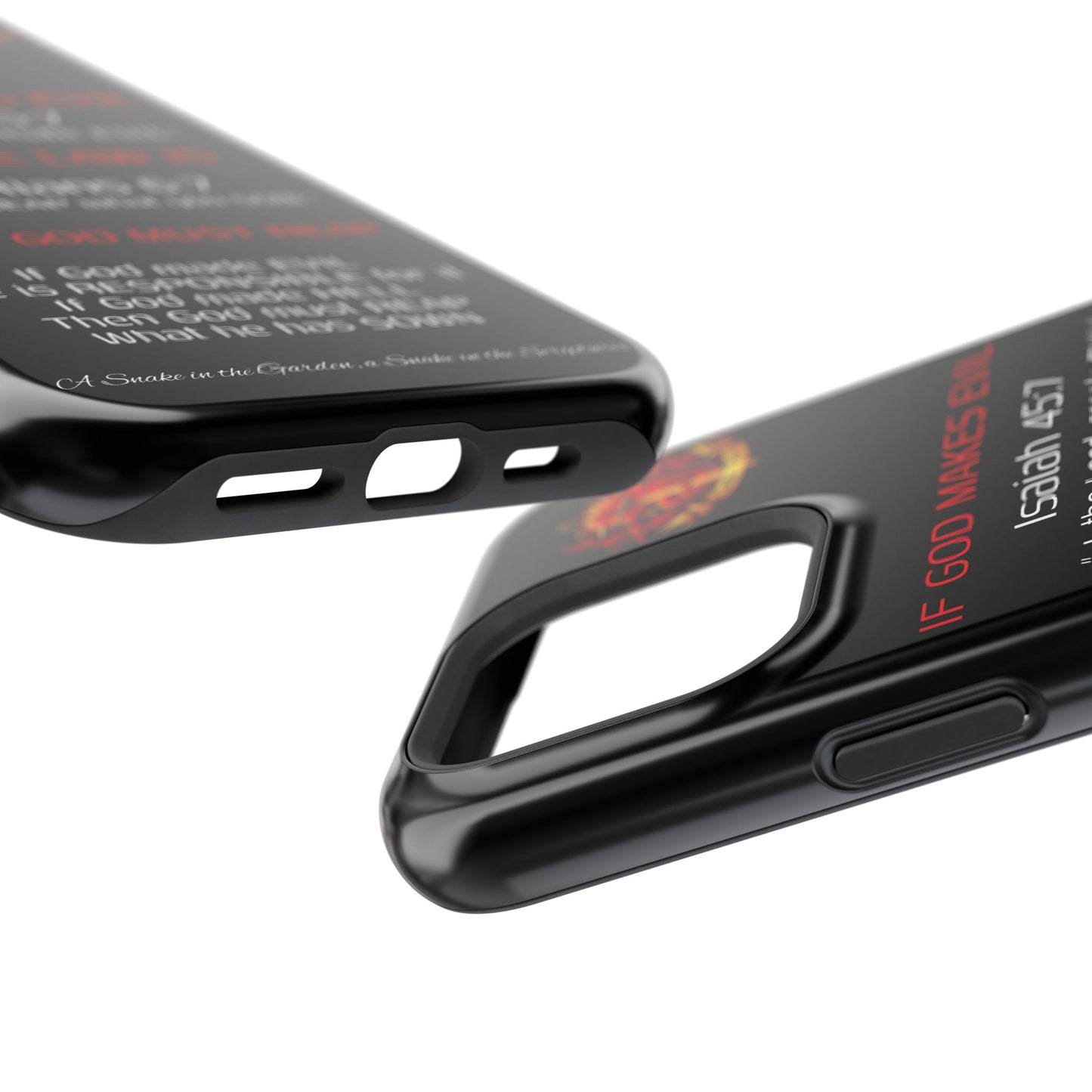 Inconsistency of God Creating Evil - (iPhone and Samsung Galaxy) Phone Case