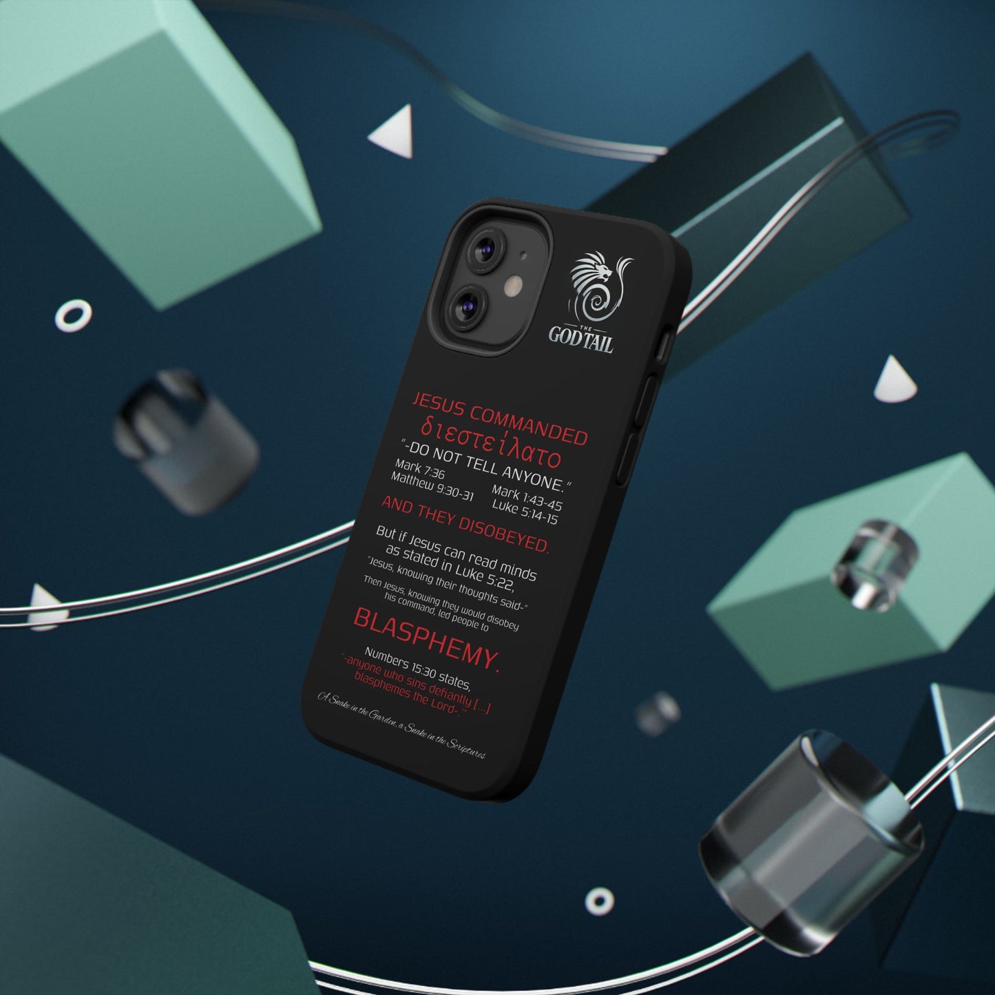 Jesus Leading to Sin Inconsistency - (iPhone & Samsung Galaxy) Phone Case