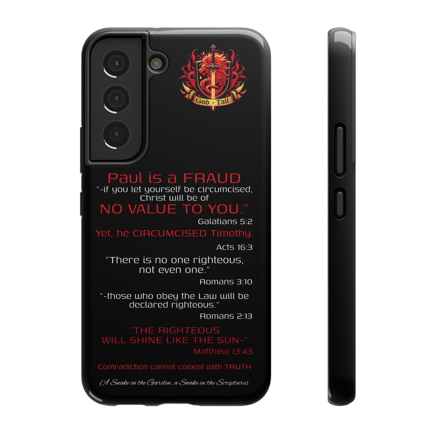 Paul's Inconsistent Philosophy - (iPhone & Samsung Galaxy) Phone Case