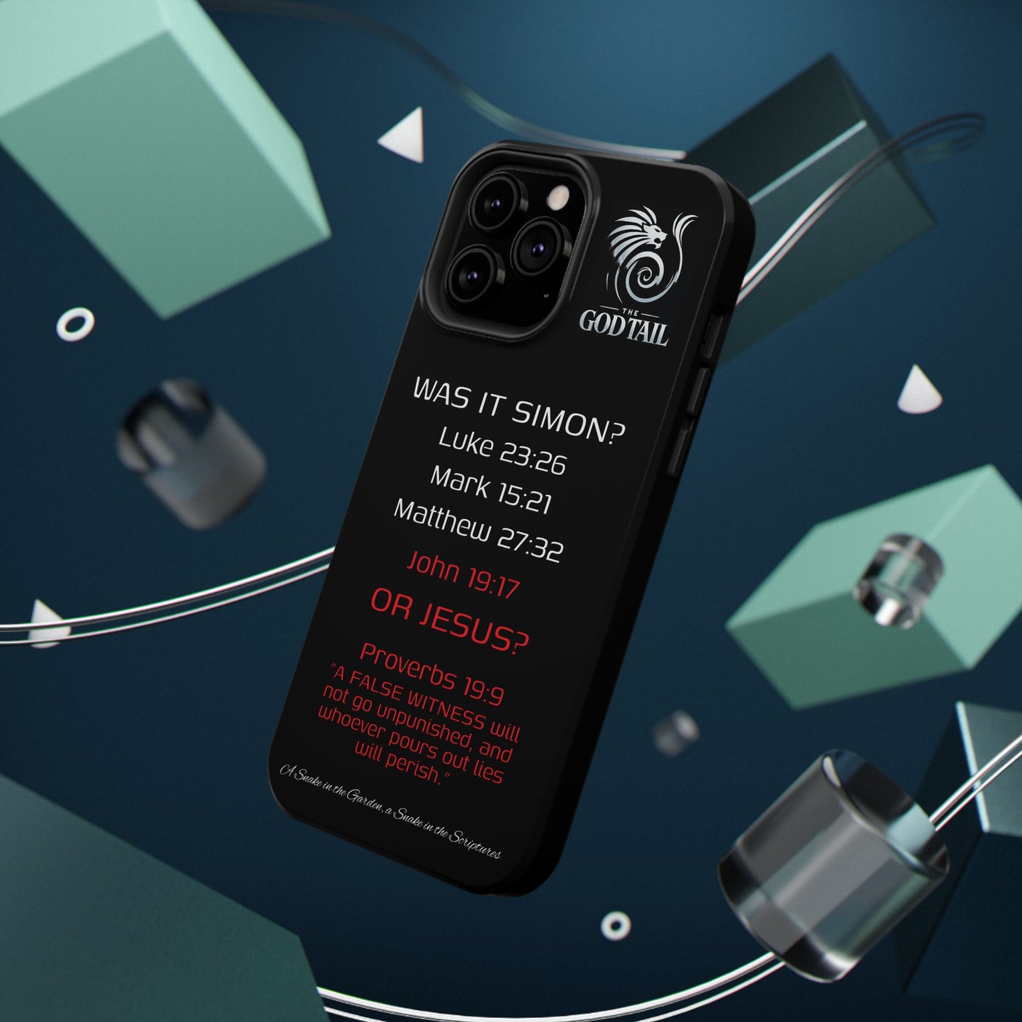 Who Carried the Cross Inconsistency - (iPhone & Samsung Galaxy) Phone Case