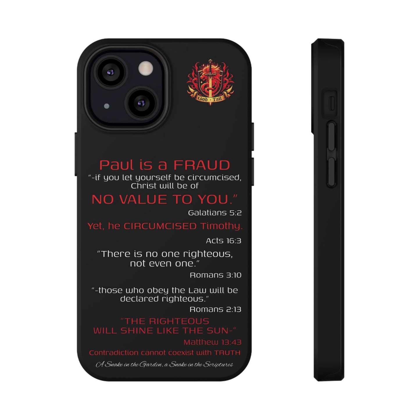 Paul's Inconsistent Philosophy - (iPhone & Samsung Galaxy) Phone Case