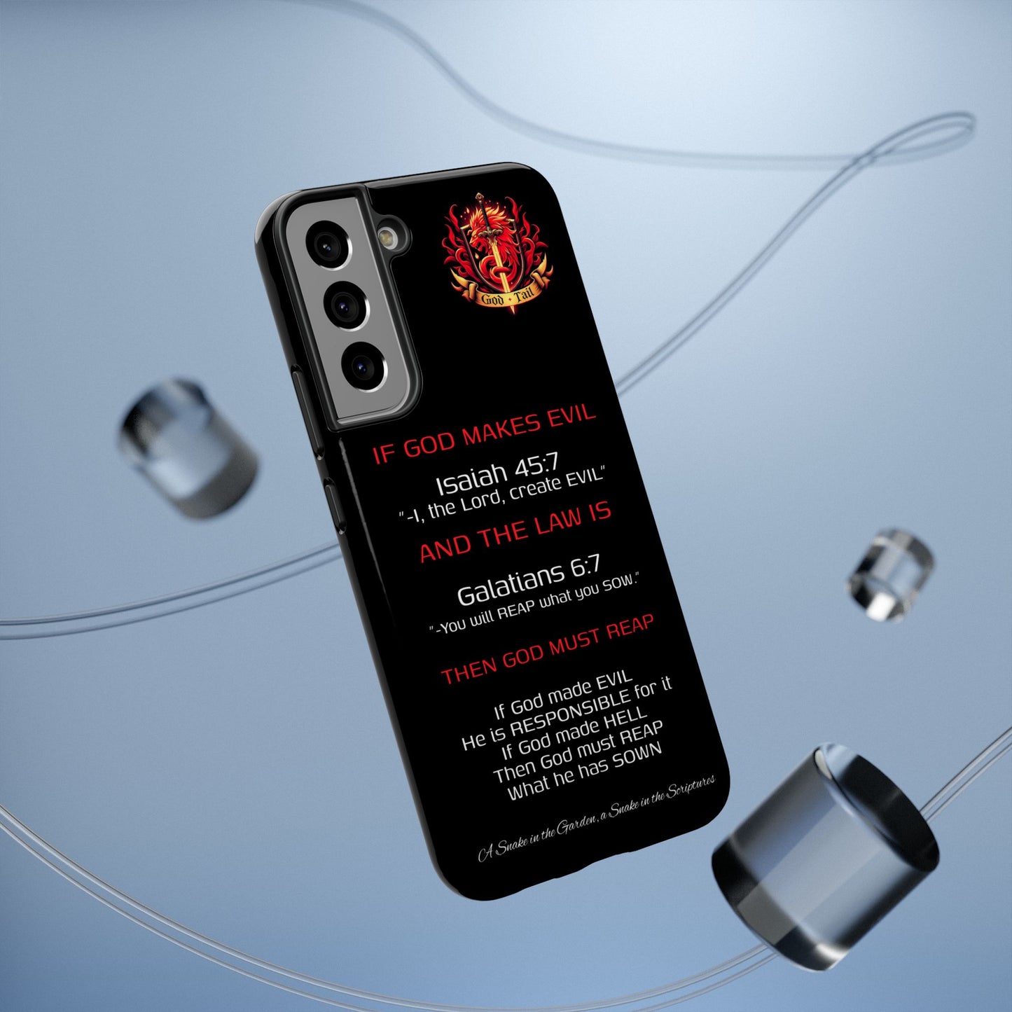 Inconsistency of God Creating Evil - (iPhone and Samsung Galaxy) Phone Case