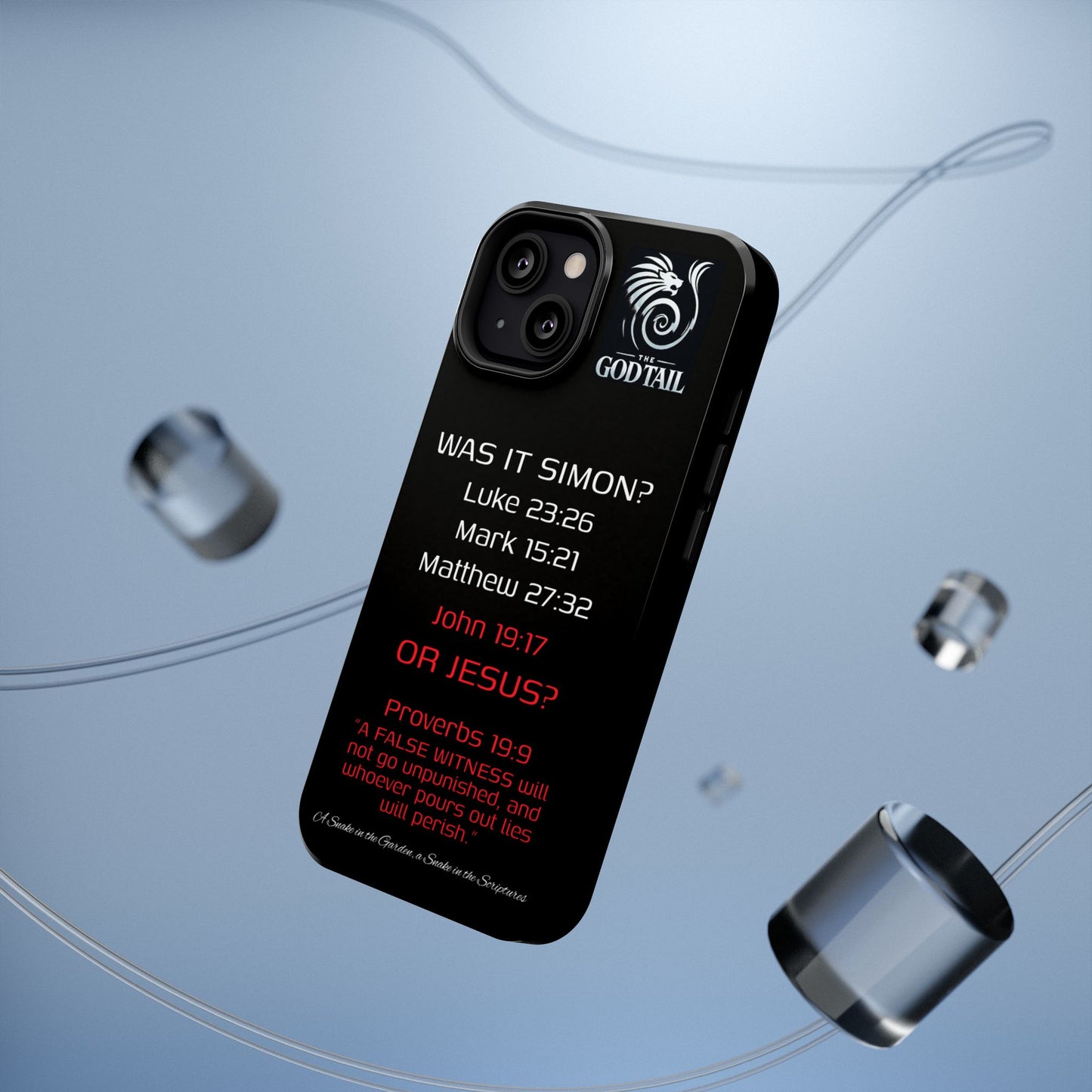 Who Carried the Cross Inconsistency - (iPhone & Samsung Galaxy) Phone Case