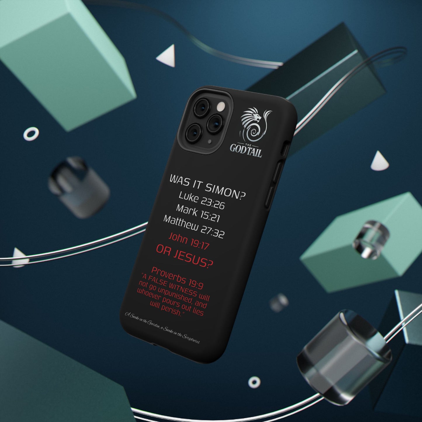Who Carried the Cross Inconsistency - (iPhone & Samsung Galaxy) Phone Case