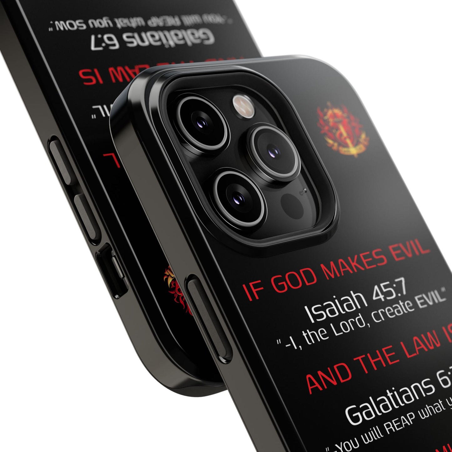 Inconsistency of God Creating Evil - (iPhone and Samsung Galaxy) Phone Case